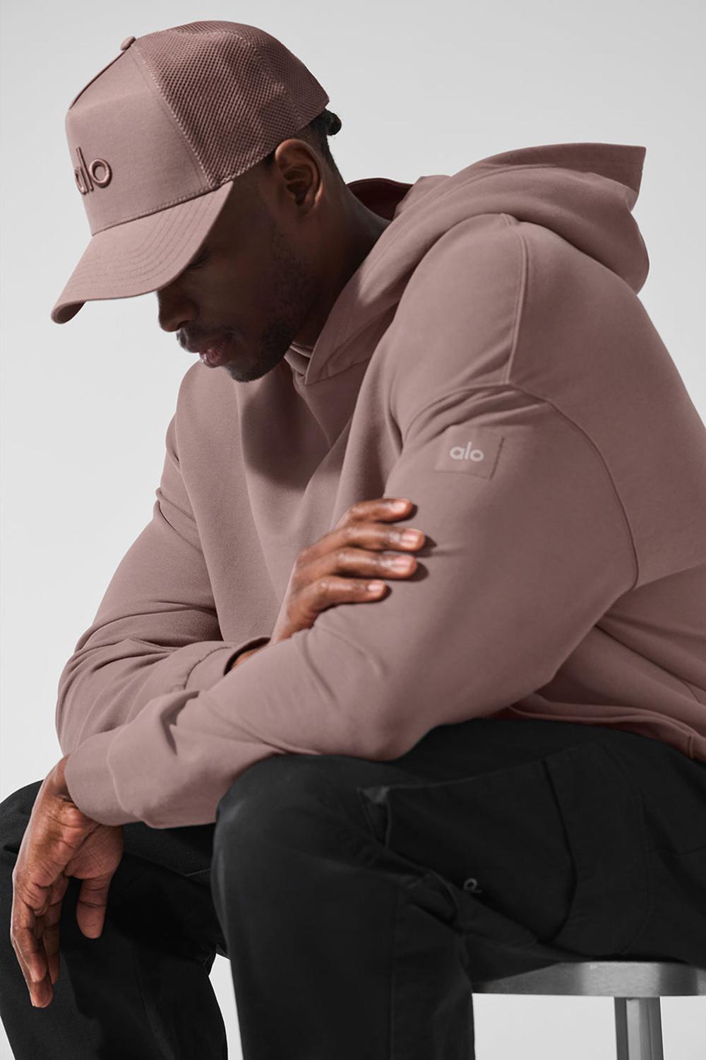 Sudadera con Capucha Alo Yoga Double Take Hombre Mushroom | Mexico  BHZ-692751