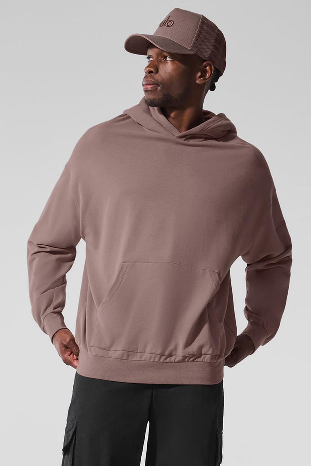 Sudadera con Capucha Alo Yoga Double Take Hombre Mushroom | Mexico  BHZ-692751