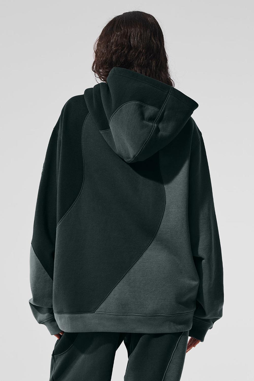 Sudadera con Capucha Alo Yoga Make Waves Mujer Verdes | Mexico  FNB-021479