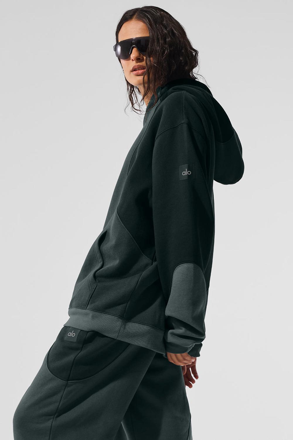 Sudadera con Capucha Alo Yoga Make Waves Mujer Verdes | Mexico  FNB-021479