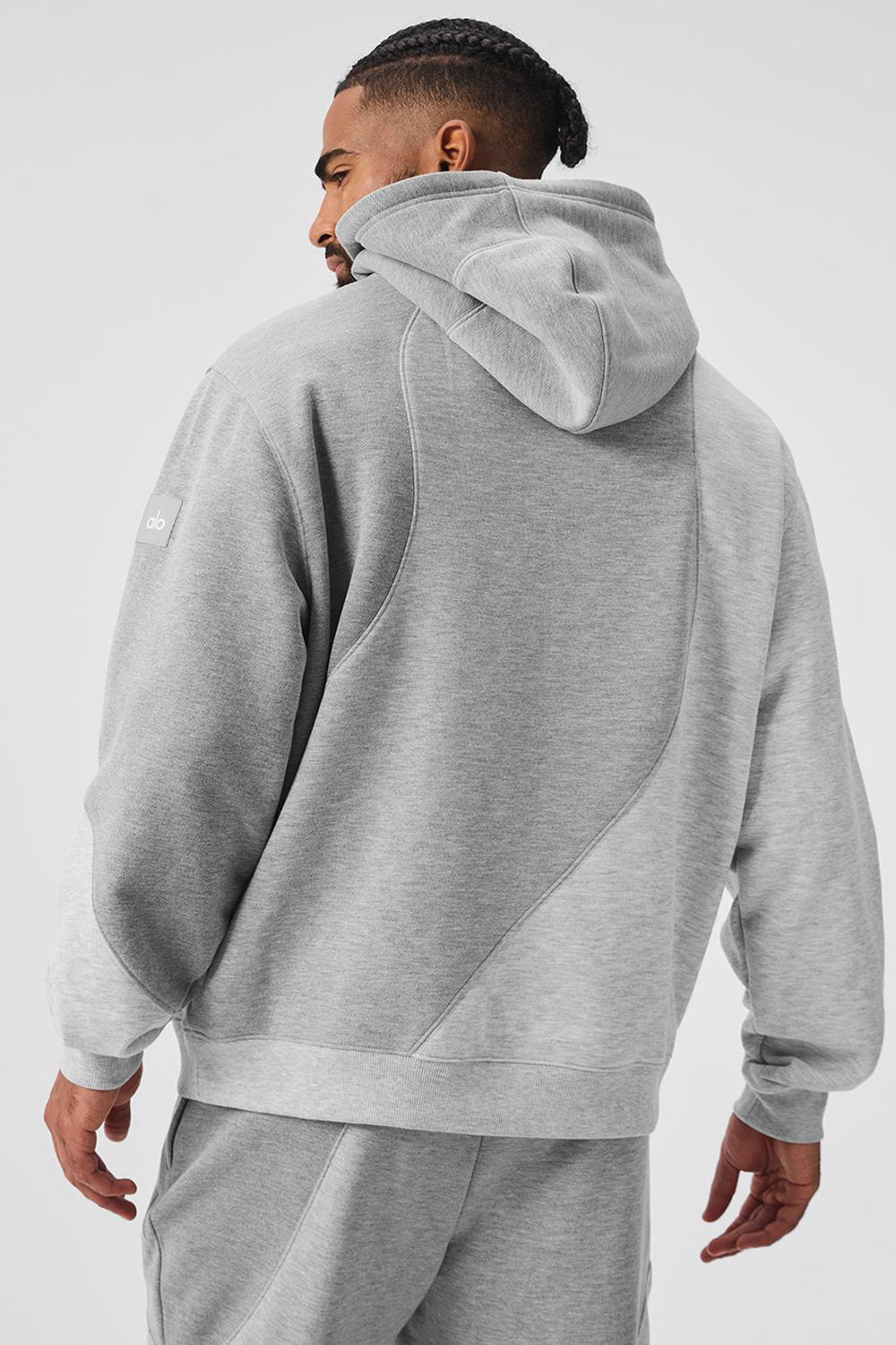 Sudadera con Capucha Alo Yoga Make Waves Hombre Grises | Mexico  AGO-257190