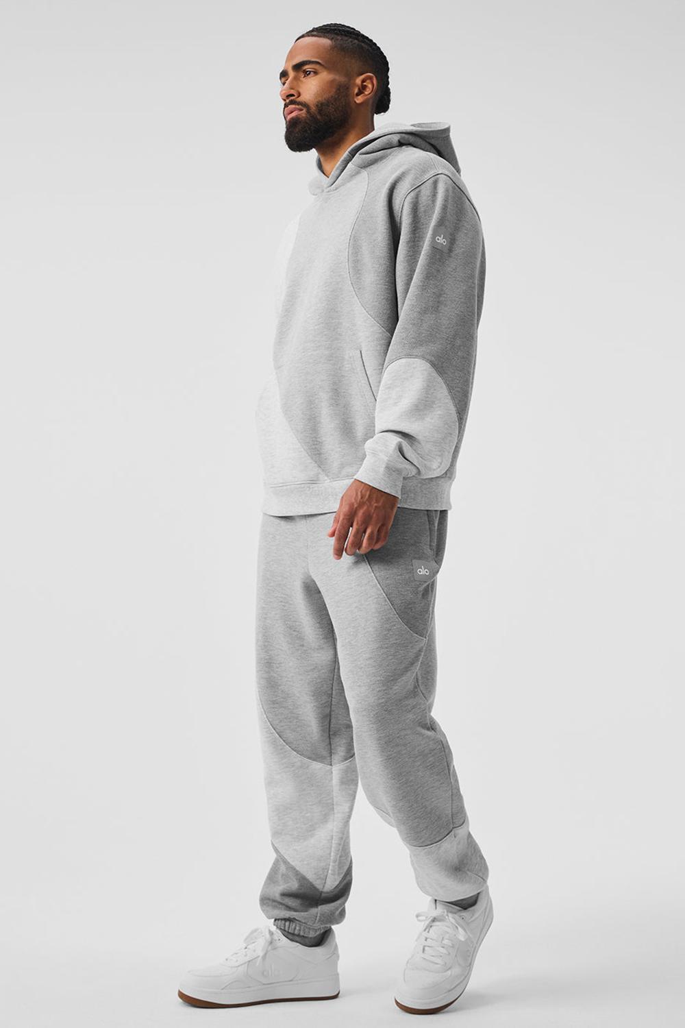 Sudadera con Capucha Alo Yoga Make Waves Hombre Grises | Mexico  AGO-257190