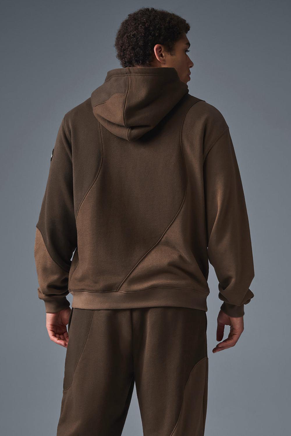 Sudadera con Capucha Alo Yoga Make Waves Hombre Espresso Tonal | Mexico  JZV-065281