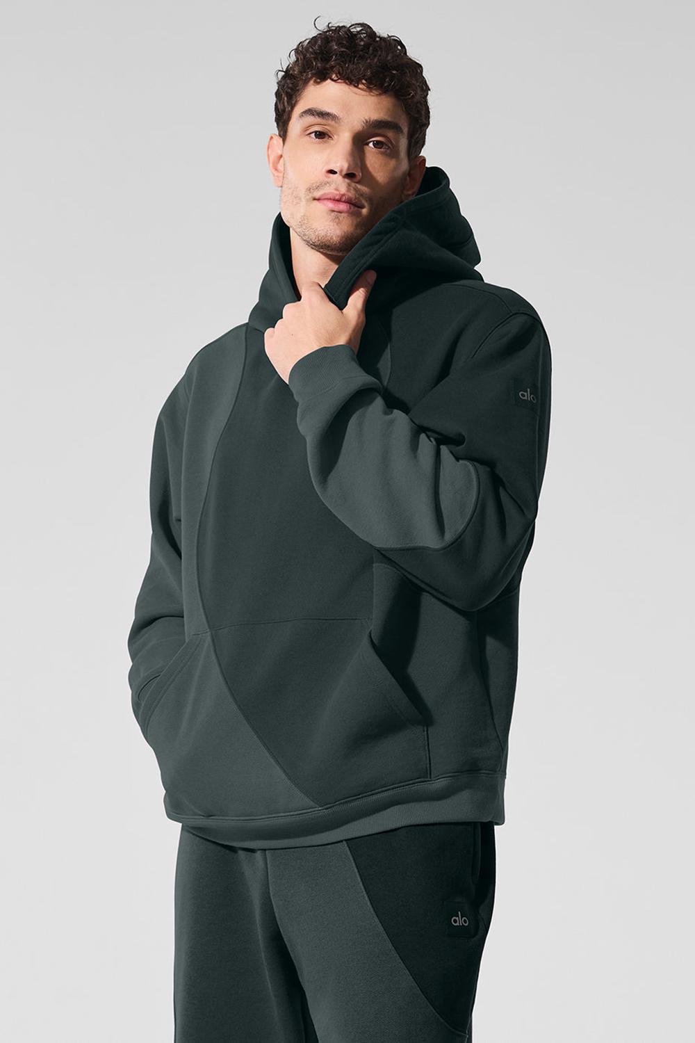 Sudadera con Capucha Alo Yoga Make Waves Hombre Verdes | Mexico  WSJ-109534