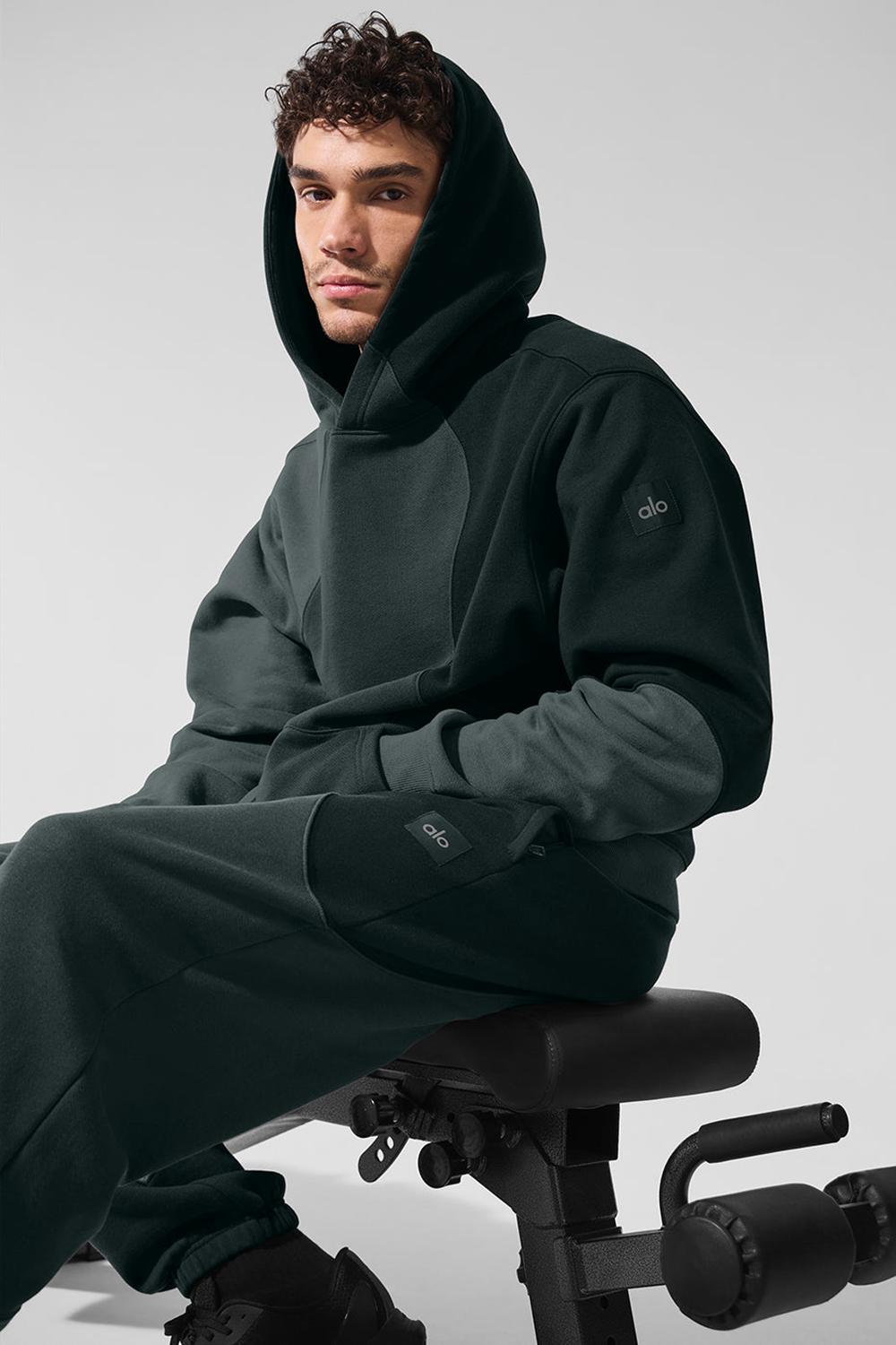 Sudadera con Capucha Alo Yoga Make Waves Hombre Verdes | Mexico  WSJ-109534