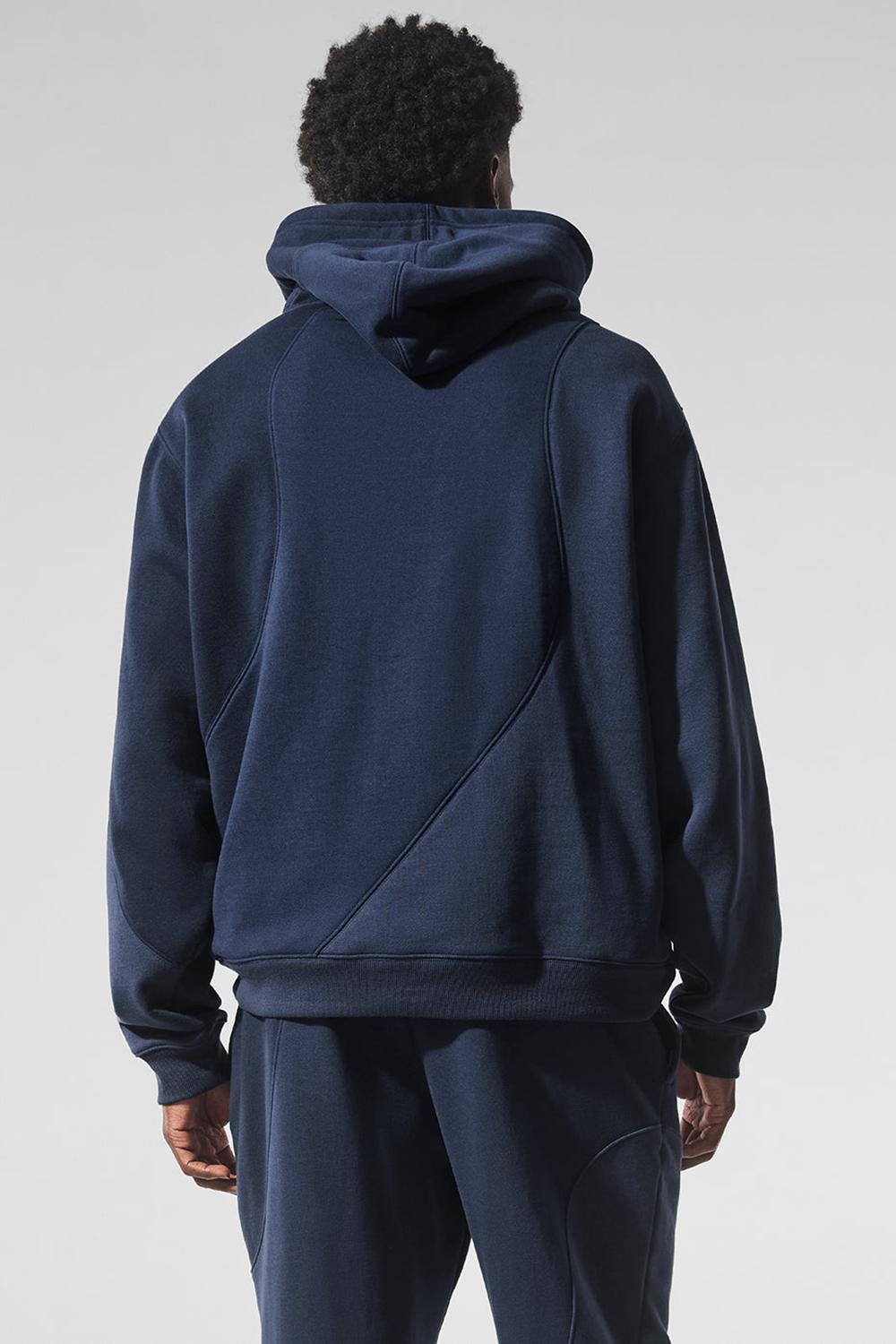 Sudadera con Capucha Alo Yoga Make Waves Hombre Azul Marino | Mexico  WNT-489625