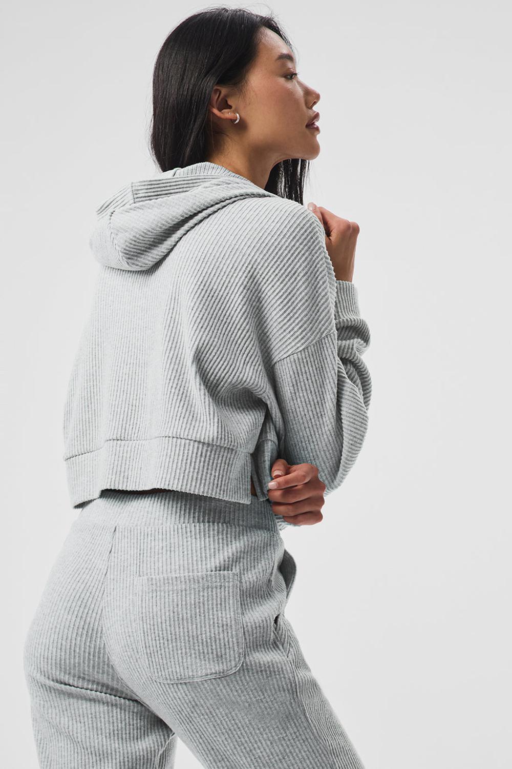 Sudadera con Capucha Alo Yoga Muse Mujer Grises | Mexico  MUS-253649