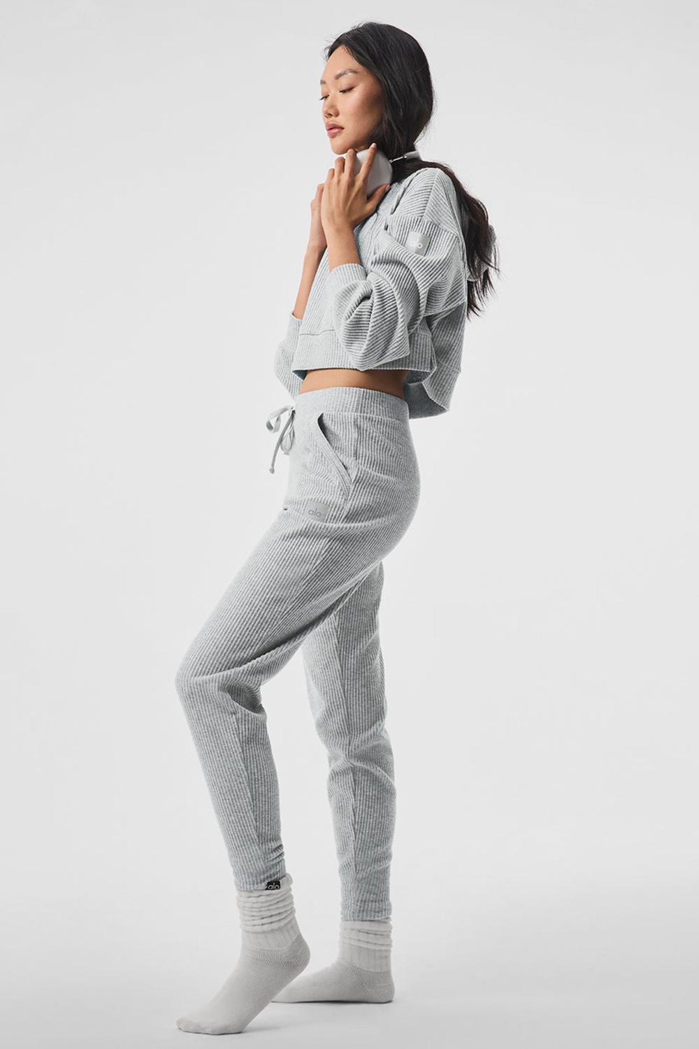 Sudadera con Capucha Alo Yoga Muse Mujer Grises | Mexico  MUS-253649