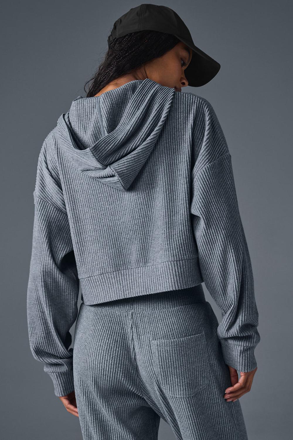 Sudadera con Capucha Alo Yoga Muse Mujer Grises | Mexico  IKJ-581792
