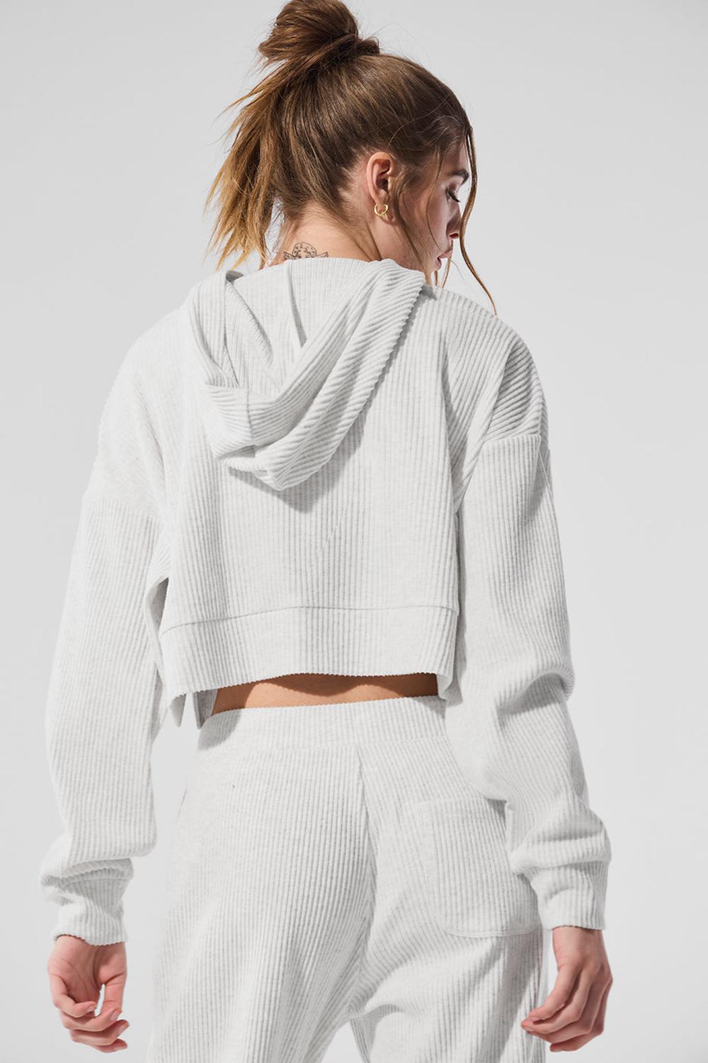 Sudadera con Capucha Alo Yoga Muse Mujer Blancos | Mexico  LVH-495073