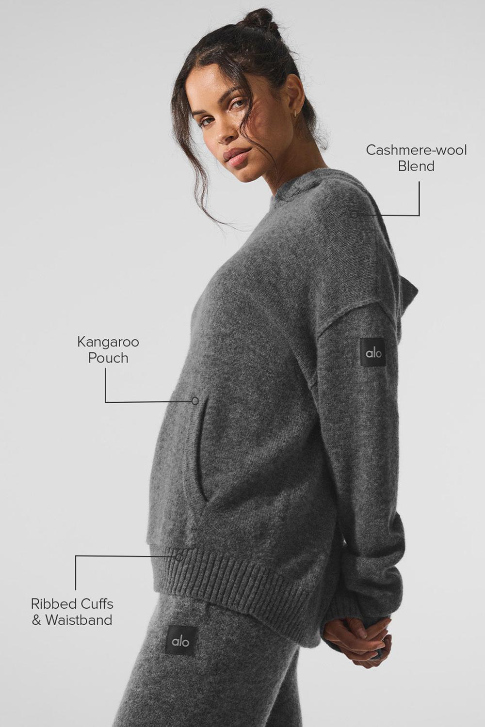 Sudadera con Capucha Alo Yoga New Class Cashmere Mujer Plateadas Grises | Mexico  FAQ-628105
