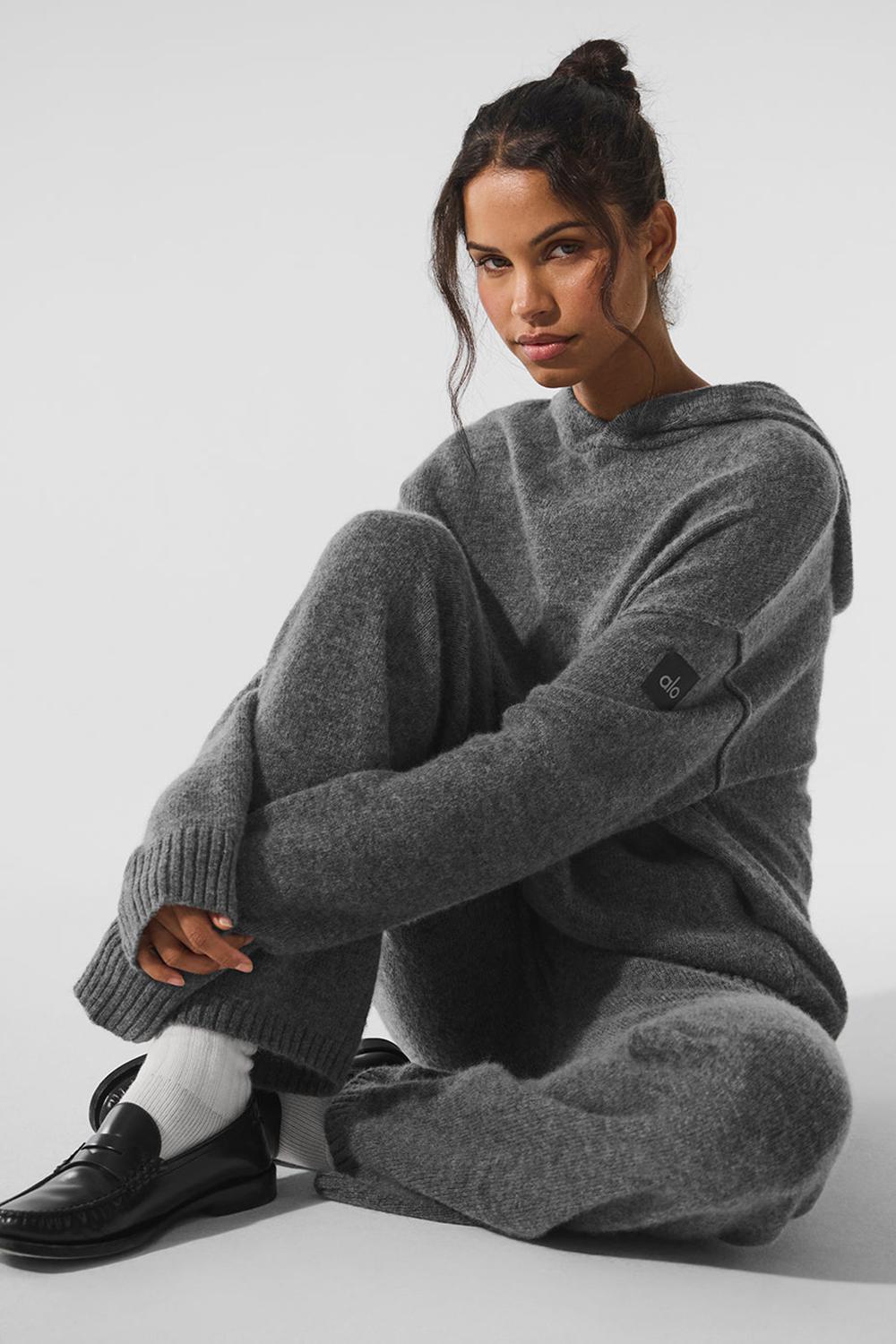 Sudadera con Capucha Alo Yoga New Class Cashmere Mujer Plateadas Grises | Mexico  FAQ-628105