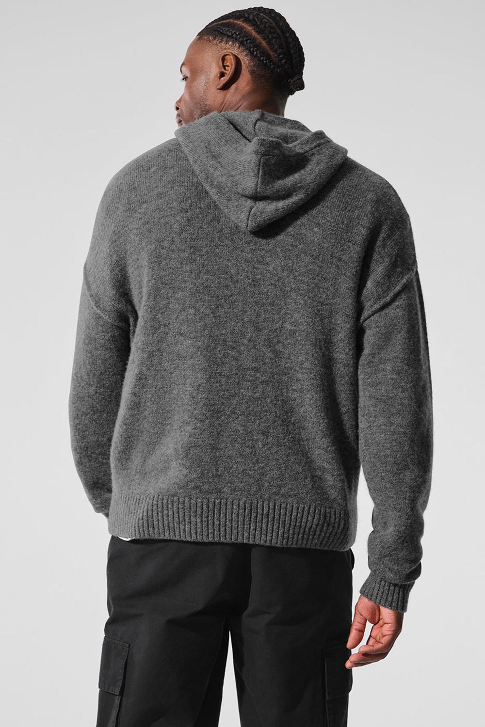 Sudadera con Capucha Alo Yoga New Class Cashmere Full Zip Hombre Plateadas Grises | Mexico  DGW-365971