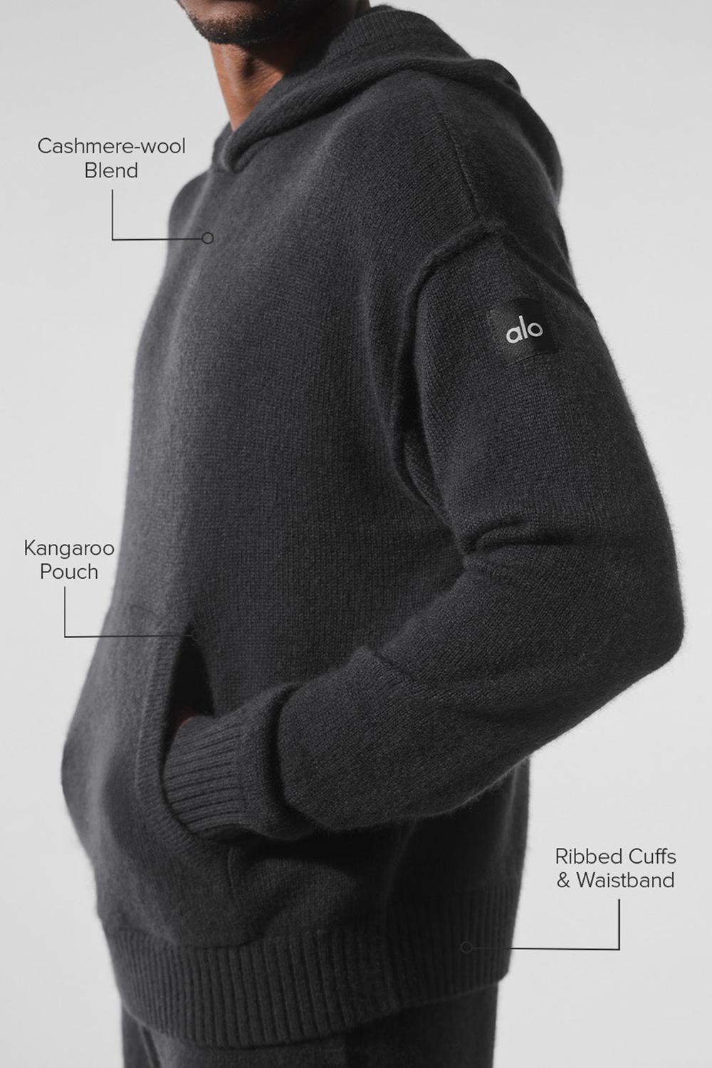 Sudadera con Capucha Alo Yoga New Class Cashmere Hombre Negros | Mexico  BRF-956107