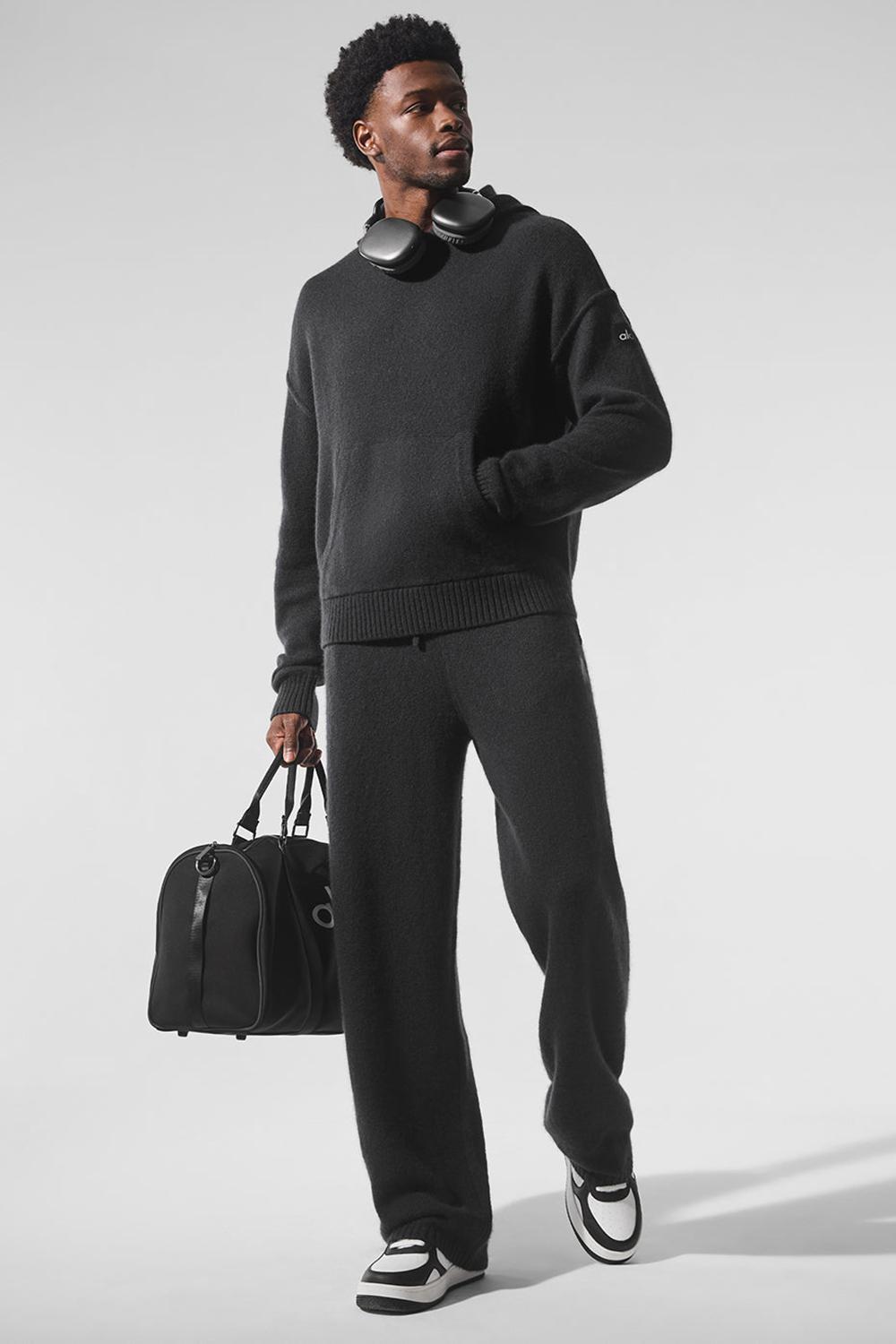Sudadera con Capucha Alo Yoga New Class Cashmere Hombre Negros | Mexico  BRF-956107