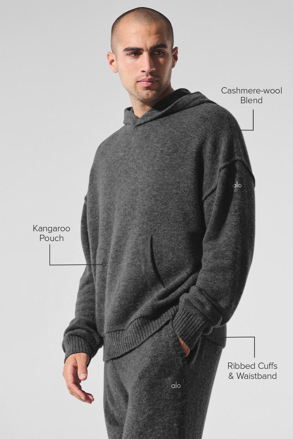 Sudadera con Capucha Alo Yoga New Class Cashmere Hombre Plateadas Grises | Mexico  TGQ-085236