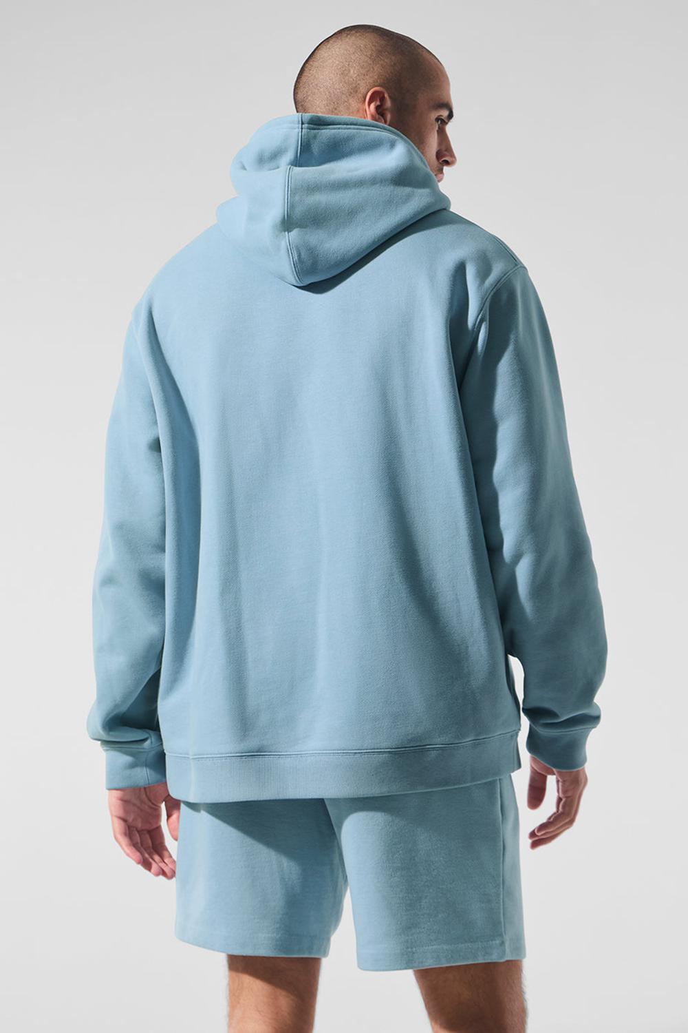 Sudadera con Capucha Alo Yoga Renown Heavy Weight Hombre Azules | Mexico  WJN-940731