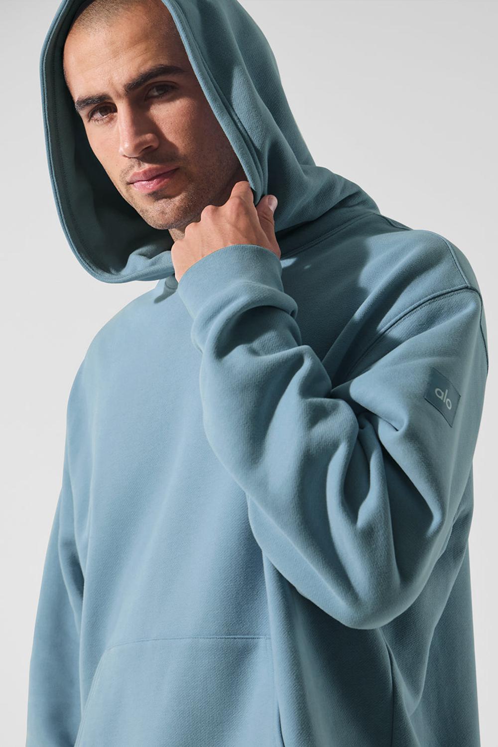 Sudadera con Capucha Alo Yoga Renown Heavy Weight Hombre Azules | Mexico  WJN-940731