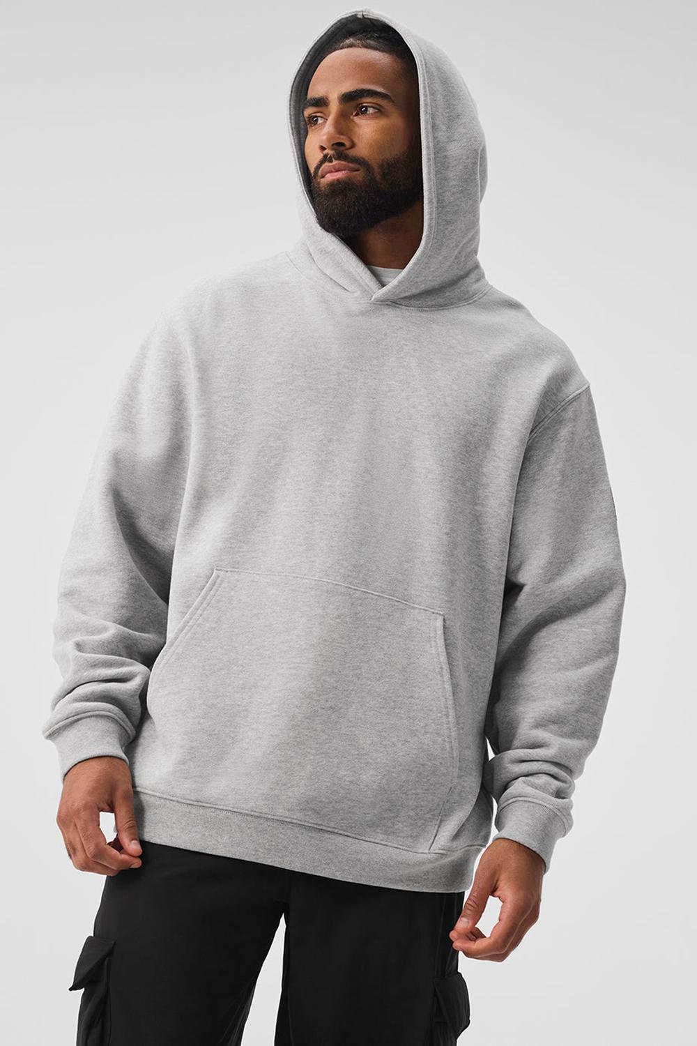 Sudadera con Capucha Alo Yoga Renown Heavy Weight Hombre Grises | Mexico  NLH-305674