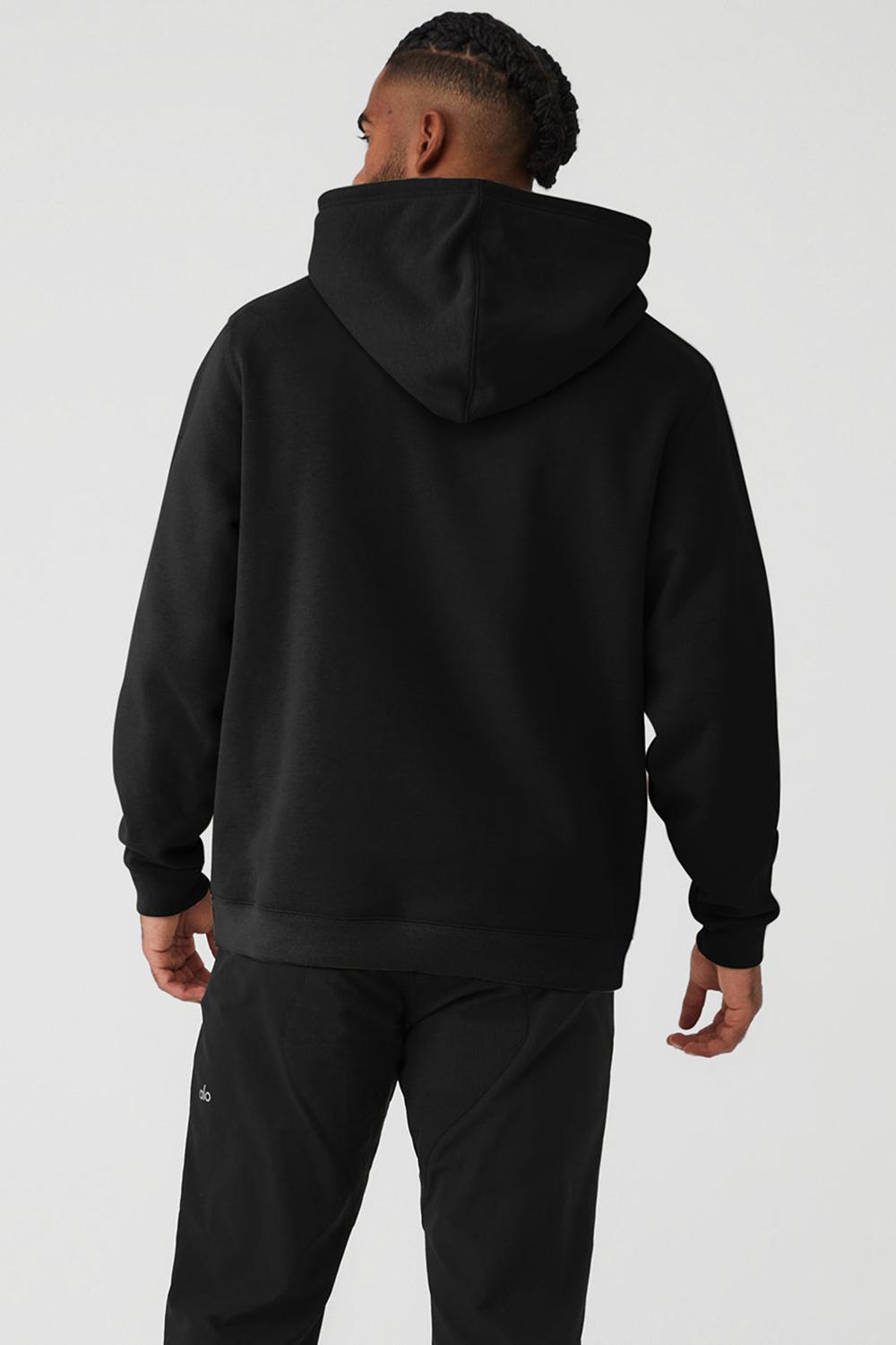 Sudadera con Capucha Alo Yoga Renown Heavy Weight Hombre Negros | Mexico  VEU-728603