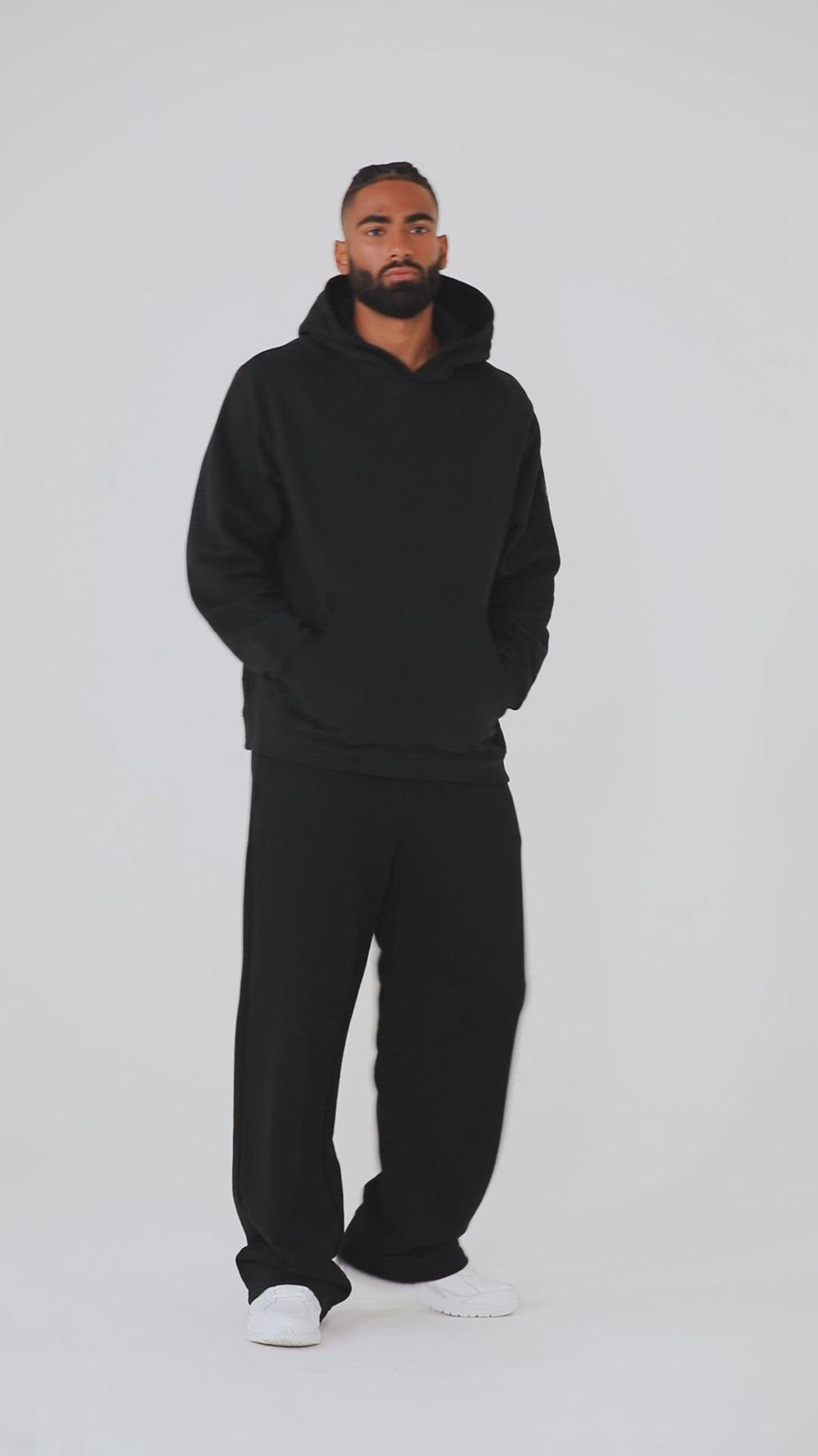 Sudadera con Capucha Alo Yoga Renown Heavy Weight Hombre Negros | Mexico  VEU-728603
