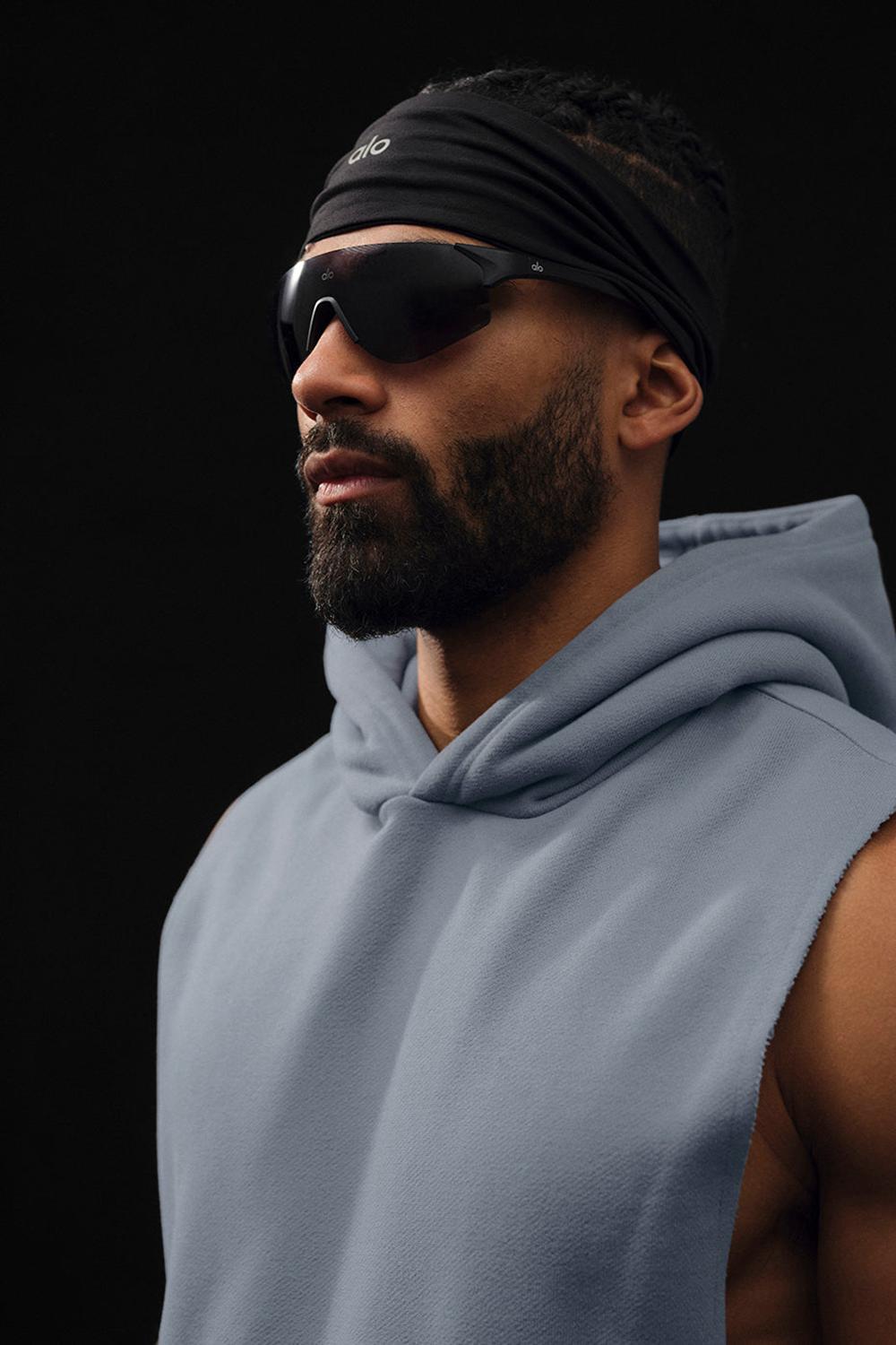 Sudadera con Capucha Alo Yoga Renown Sleeveless Hombre Grises | Mexico  LXO-172503