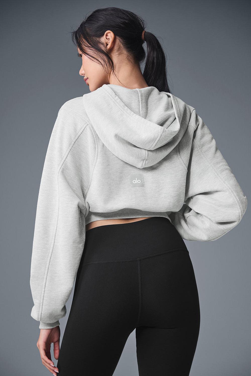 Sudadera con Capucha Alo Yoga Sweet Escape Zip Up Mujer Grises | Mexico  DYE-253760