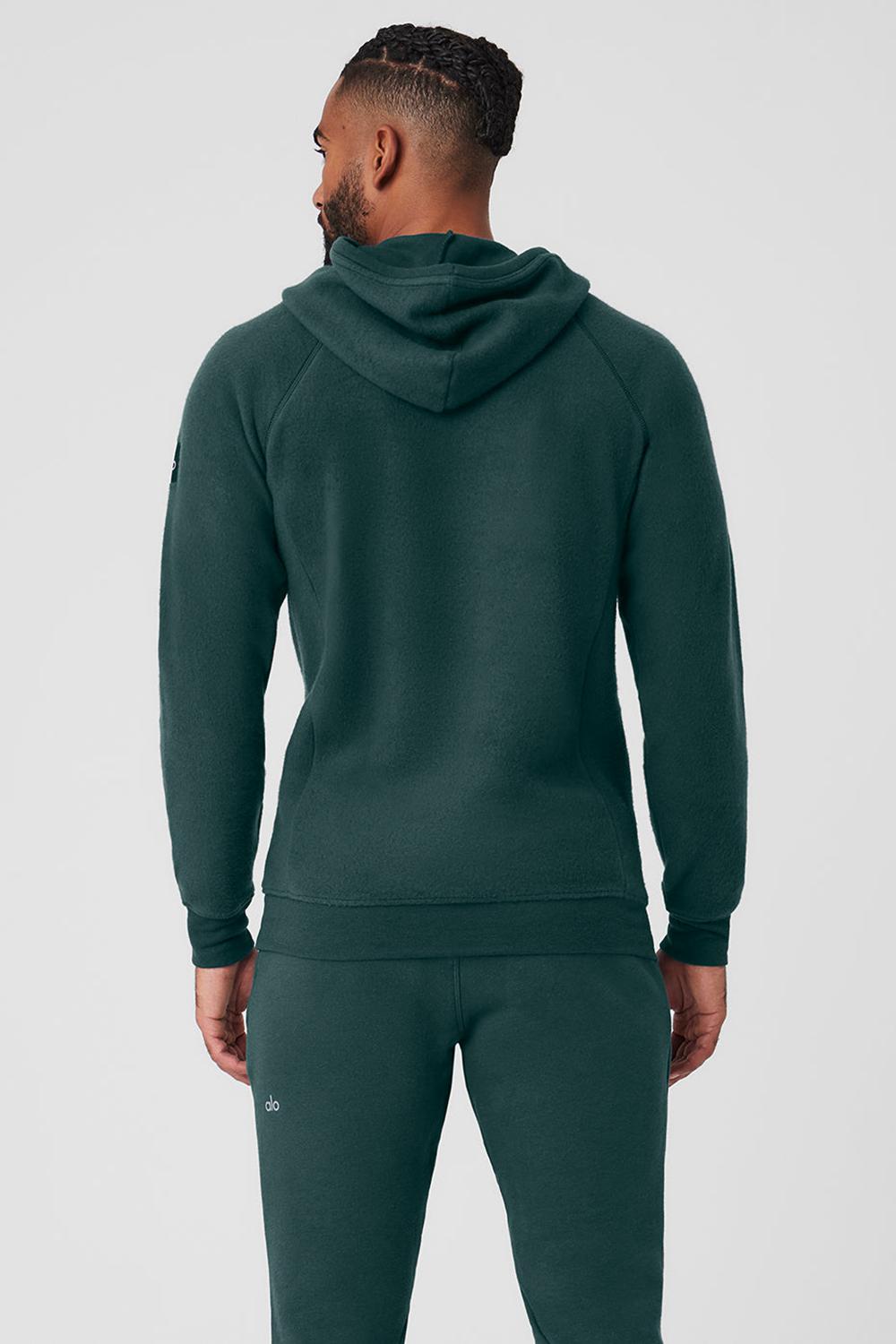 Sudadera con Capucha Alo Yoga The Triumph Hombre Verdes | Mexico  RQG-796450