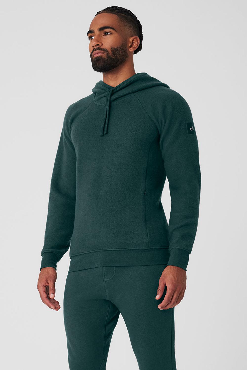 Sudadera con Capucha Alo Yoga The Triumph Hombre Verdes | Mexico  RQG-796450