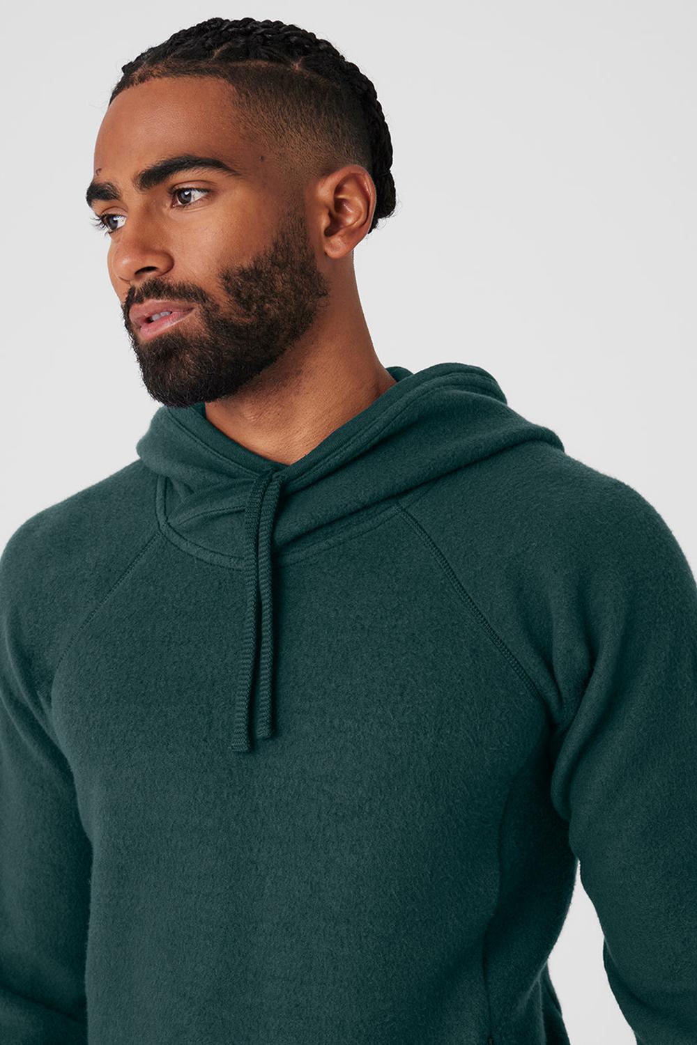 Sudadera con Capucha Alo Yoga The Triumph Hombre Verdes | Mexico  RQG-796450