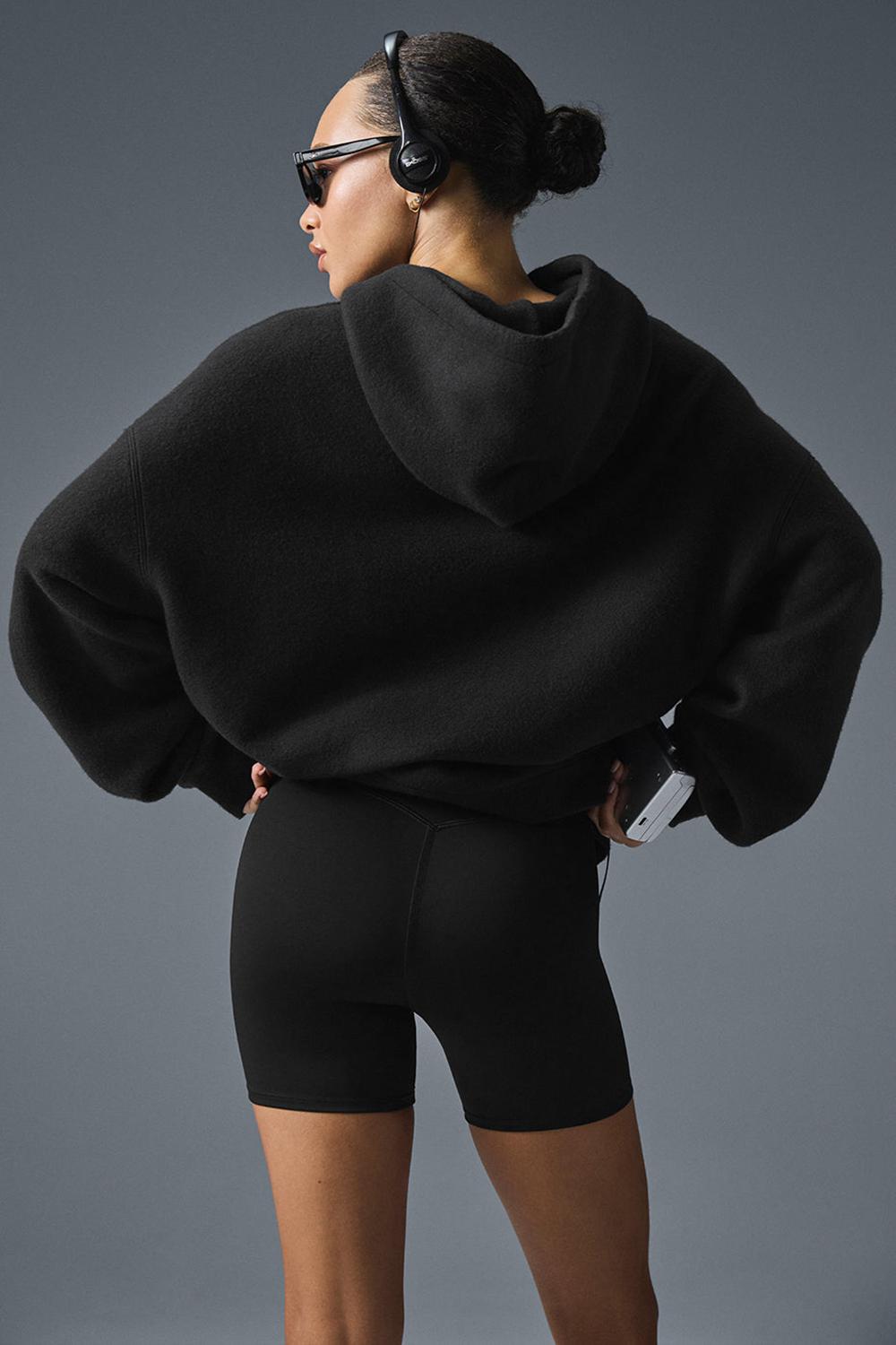 Sudadera con Capucha Alo Yoga Triumph Restore Mujer Negros | Mexico  AER-279451