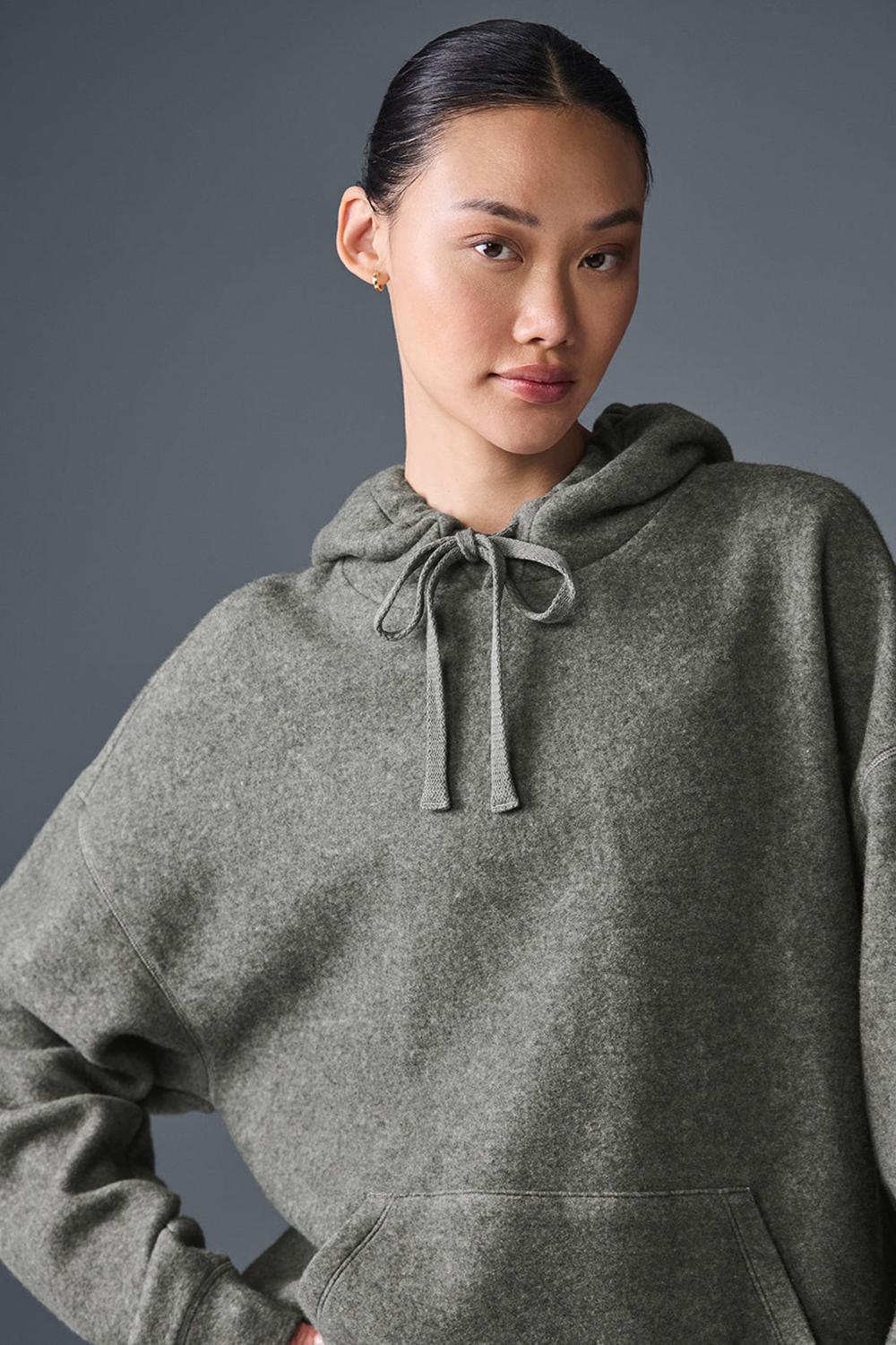Sudadera con Capucha Alo Yoga Triumph Restore Mujer Grises | Mexico  MJQ-713568