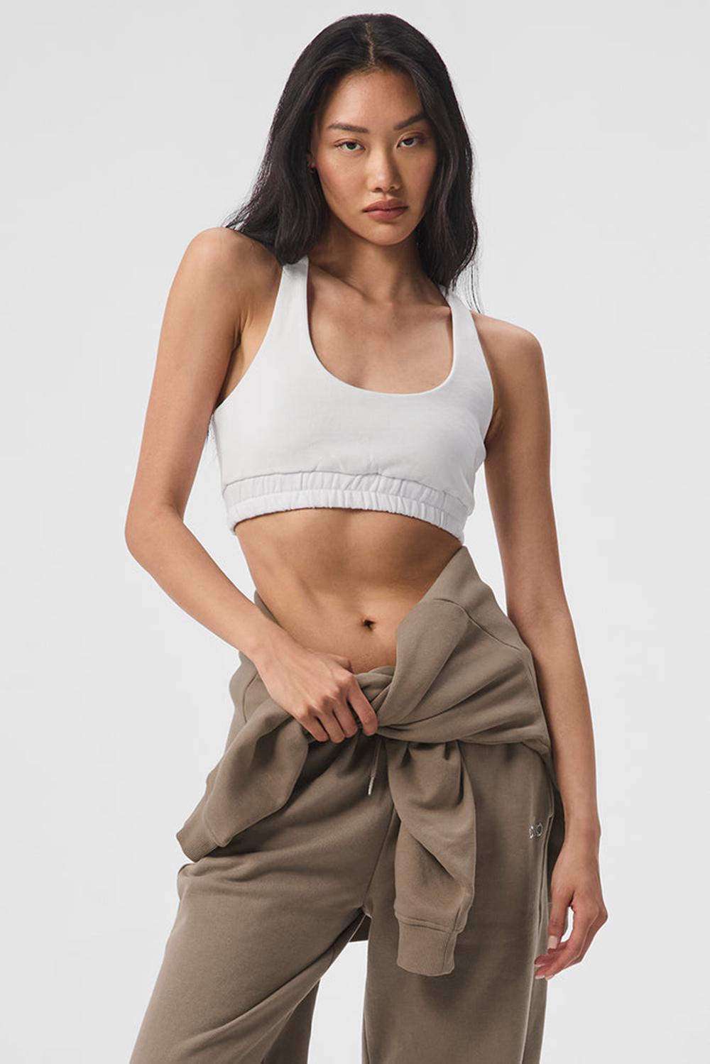 Sudaderas Alo Yoga Scoop Neck Mujer Blancos | Mexico  CNP-703691