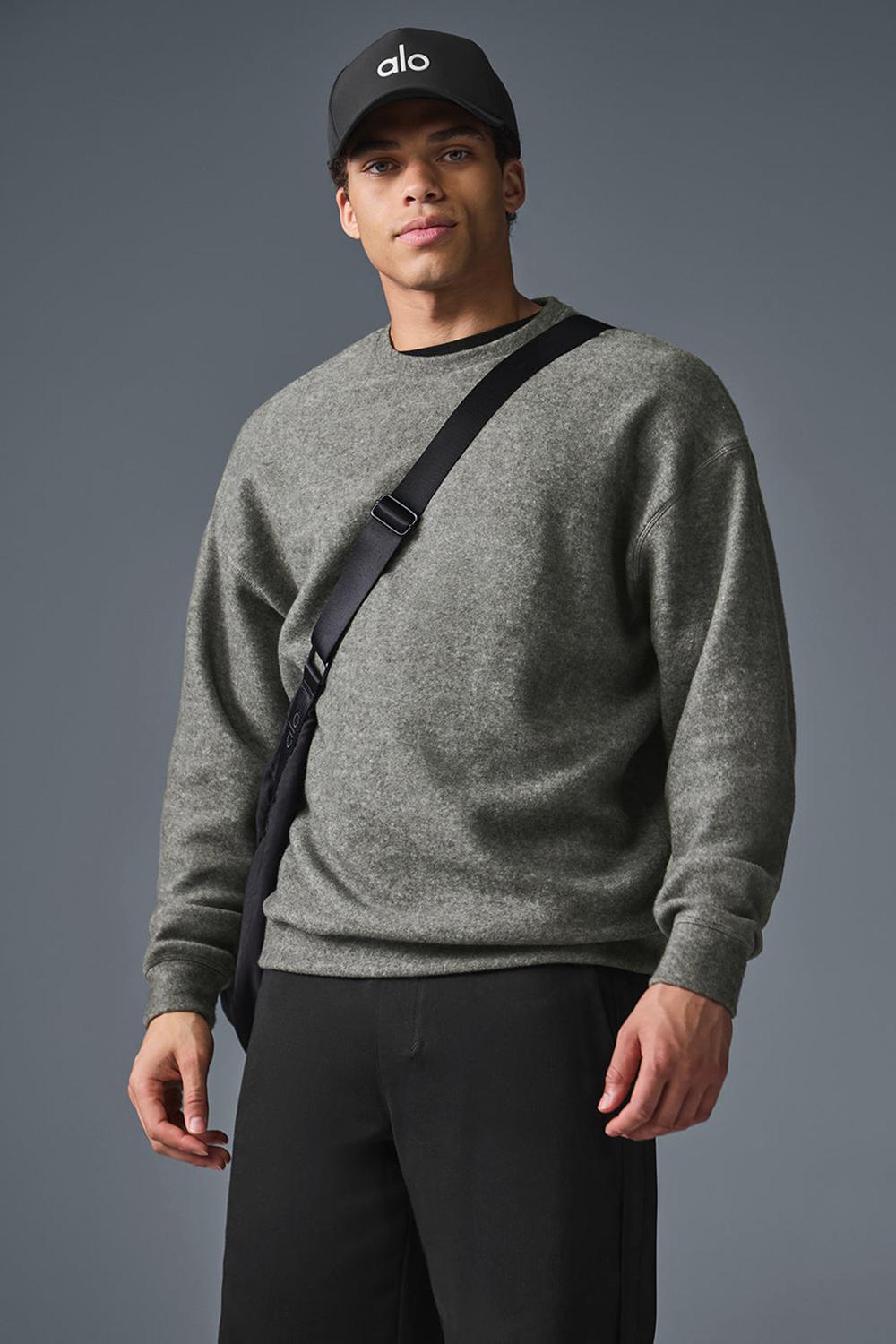 Sudaderas Alo Yoga Triumph Restore Crew Neck Hombre Grises | Mexico  ARM-831257