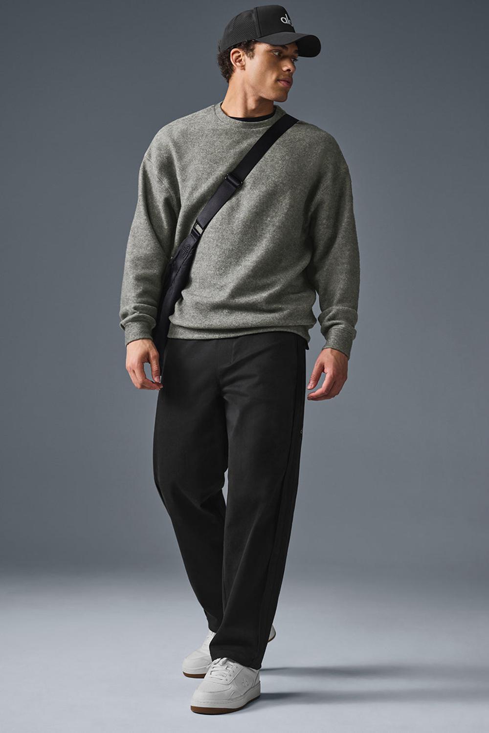 Sudaderas Alo Yoga Triumph Restore Crew Neck Hombre Grises | Mexico  ARM-831257