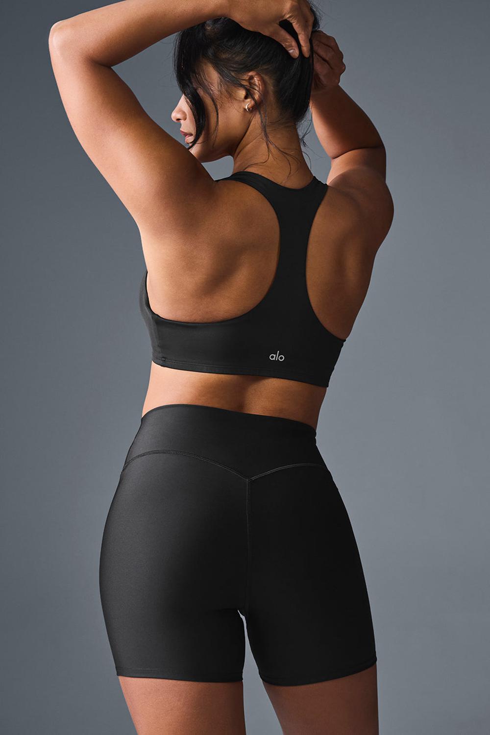 Sujetador Deportivo Alo Yoga Airlift Advantage Racerback Mujer Negros | Mexico  BIT-936087