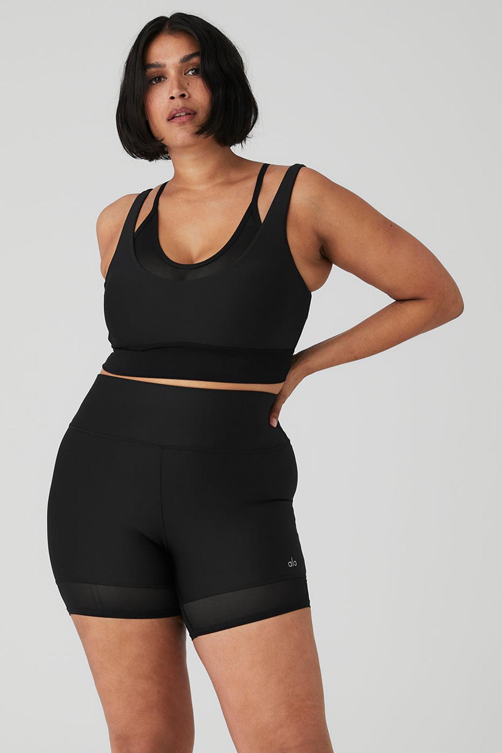Sujetador Deportivo Alo Yoga Airlift Double Trouble Mujer Negros | Mexico  RDC-498631