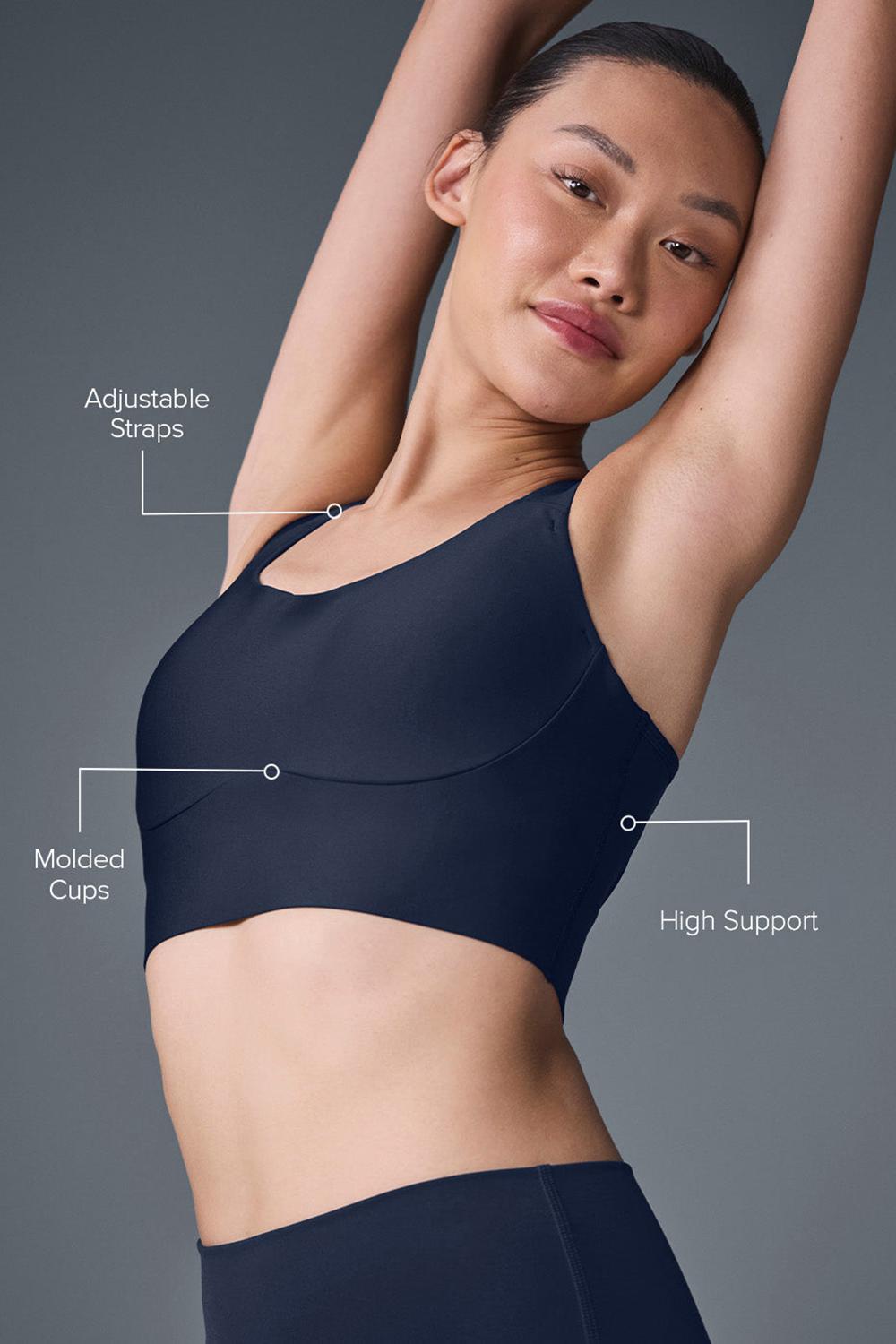 Sujetador Deportivo Alo Yoga Airlift Empower Mujer Azul Marino | Mexico  DUN-918065