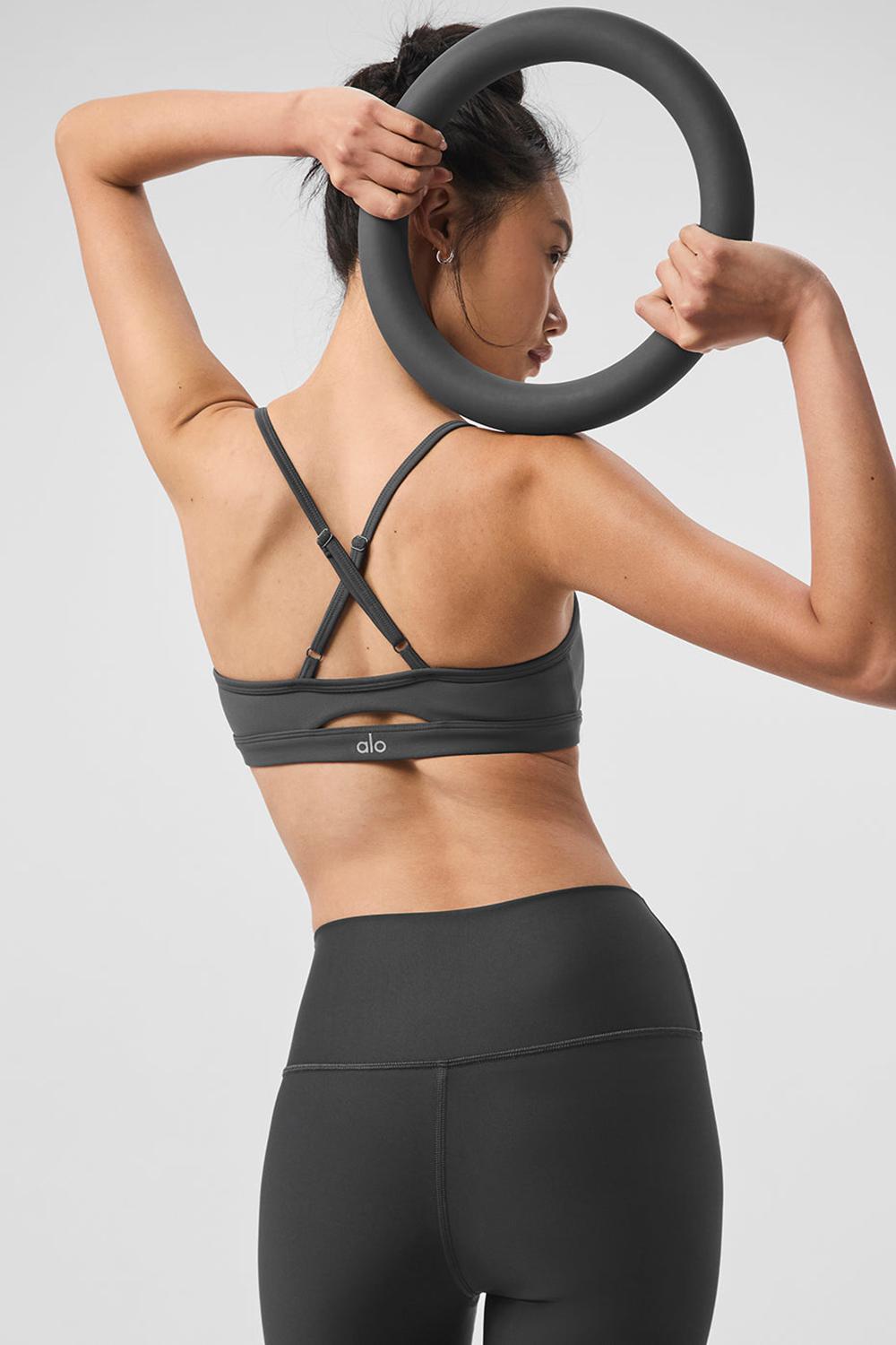 Sujetador Deportivo Alo Yoga Airlift Intrigue Mujer Anthracite | Mexico  PYR-536274