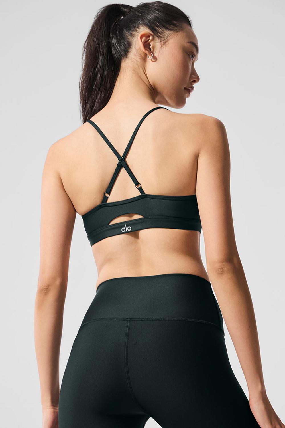 Sujetador Deportivo Alo Yoga Airlift Intrigue Mujer Verdes | Mexico  HBX-823409