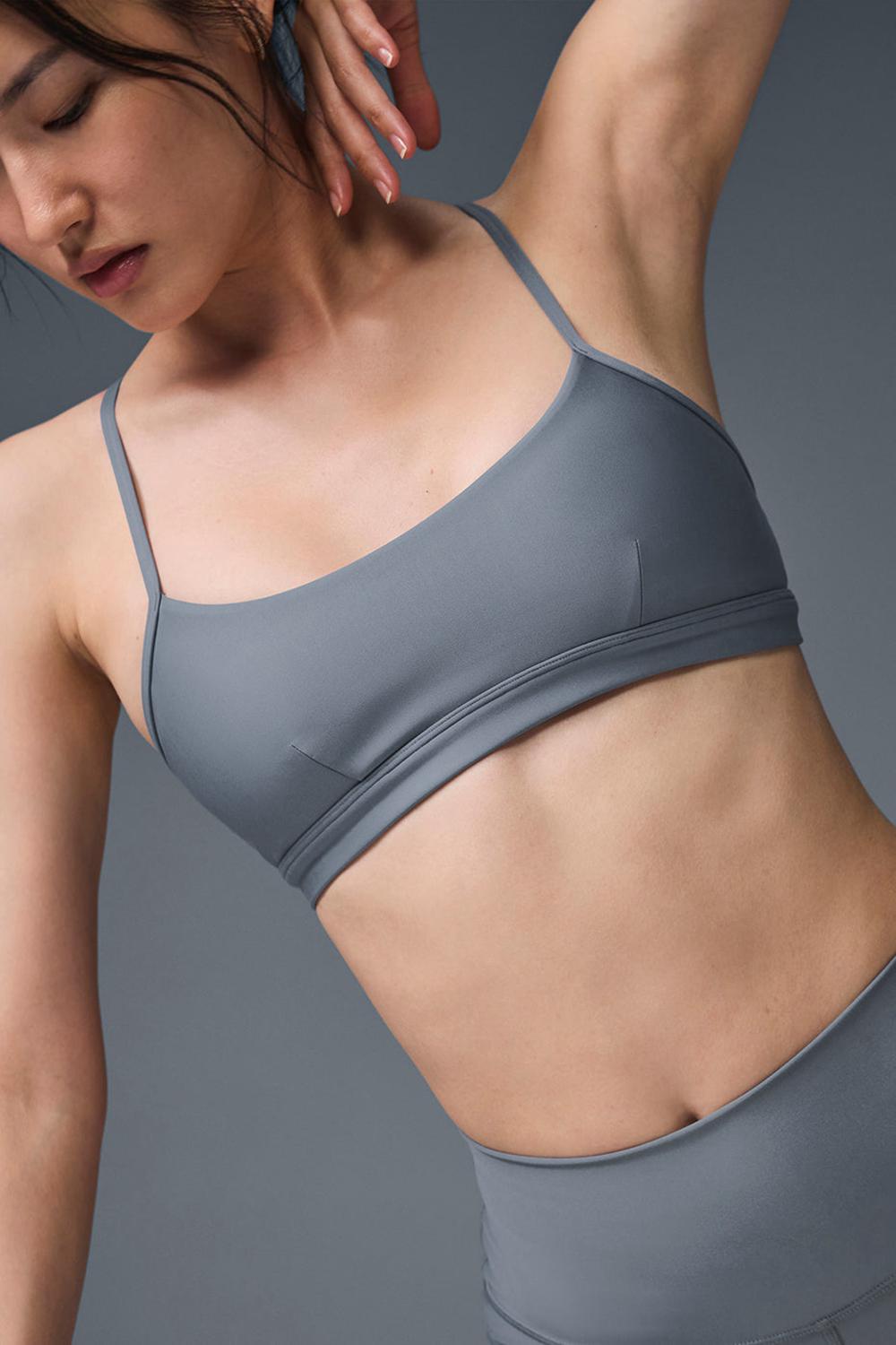 Sujetador Deportivo Alo Yoga Airlift Intrigue Mujer Grises | Mexico  MNP-032841