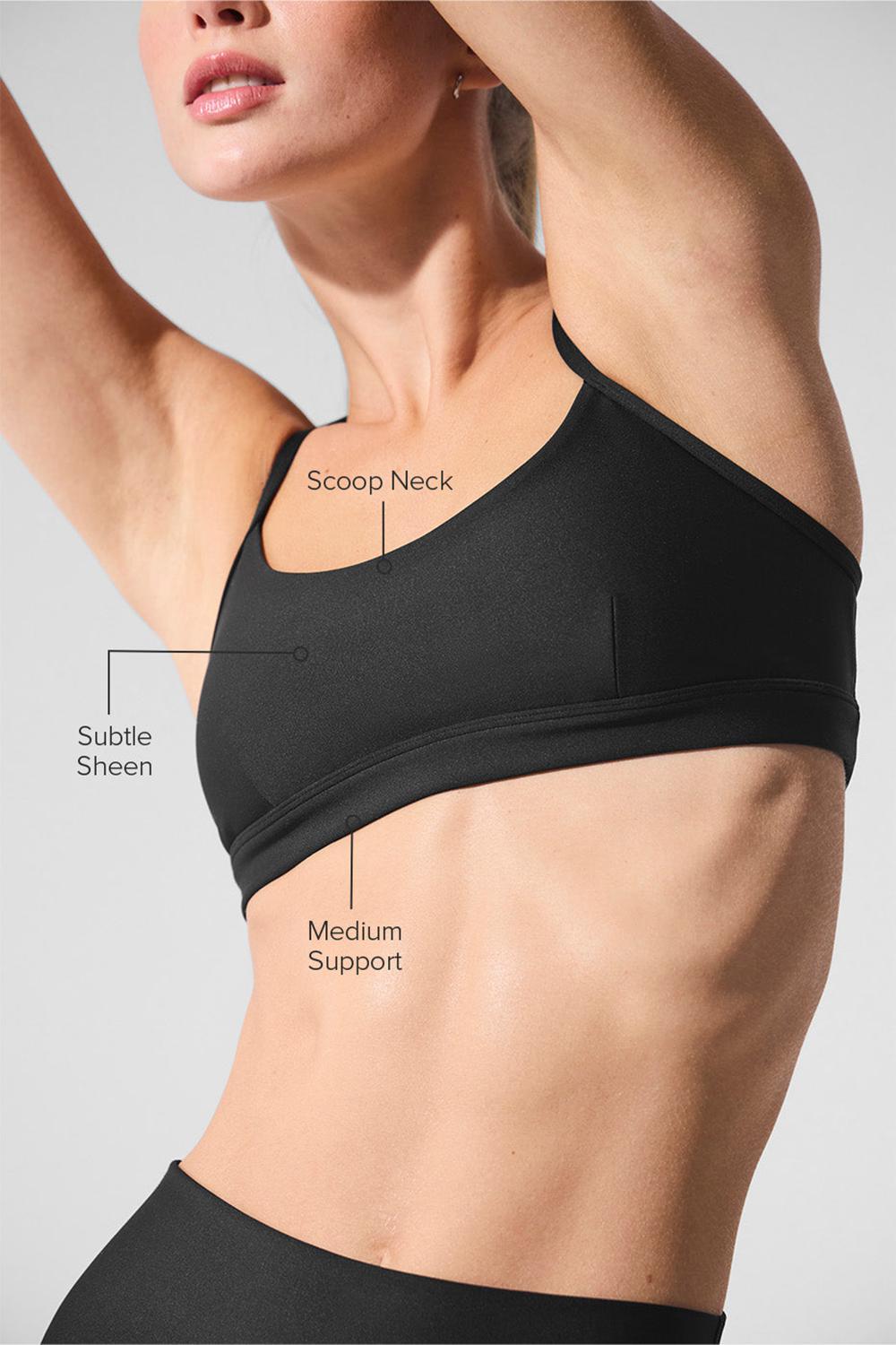 Sujetador Deportivo Alo Yoga Airlift Intrigue Mujer Negros | Mexico  XVB-436701