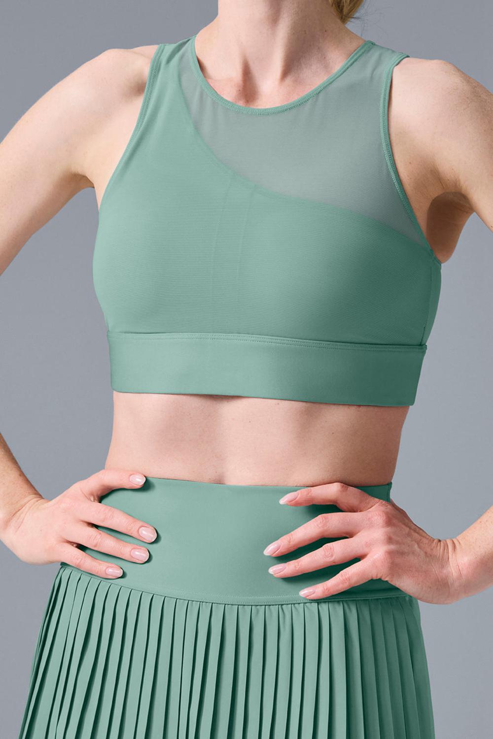 Sujetador Deportivo Alo Yoga Airlift Mesh Coastline Mujer Verdes | Mexico  ZGL-162937