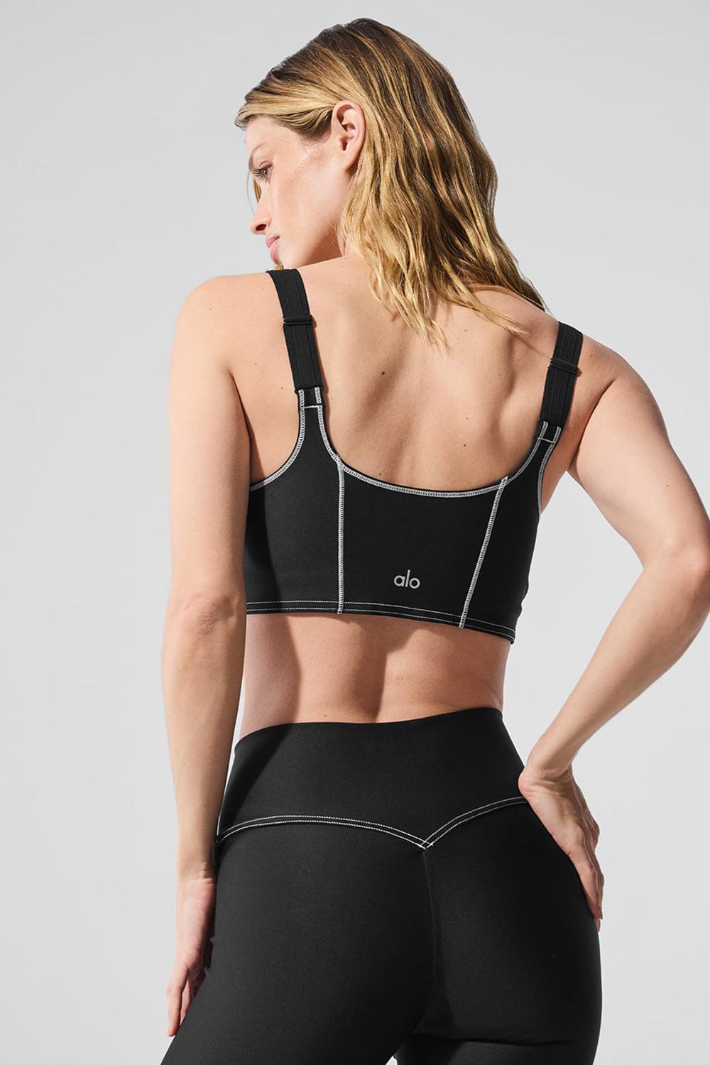 Sujetador Deportivo Alo Yoga Airlift Redefine Mujer Negros Blancos | Mexico  LJR-758294