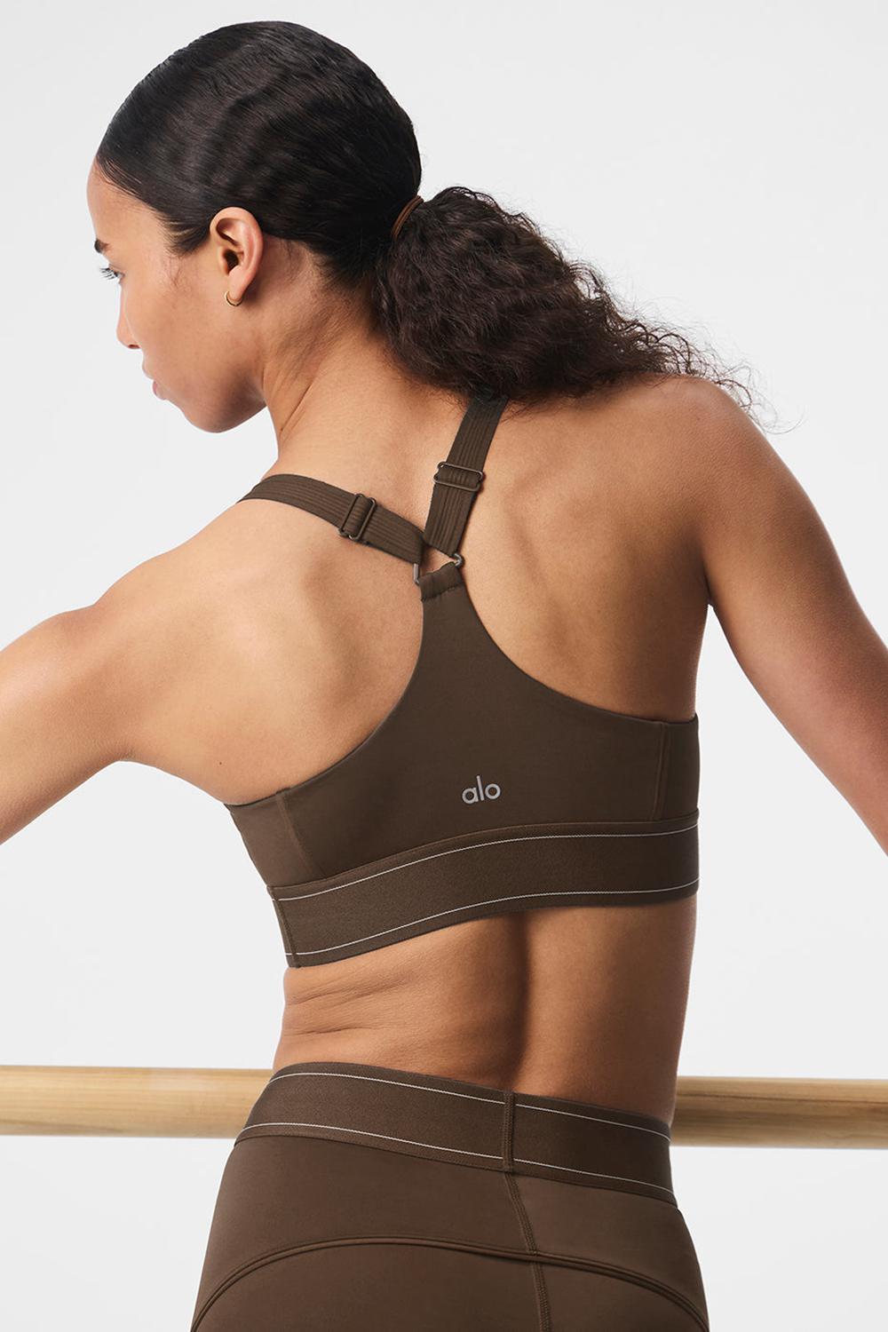 Sujetador Deportivo Alo Yoga Airlift Suit Up Mujer Espresso | Mexico  SUB-182365