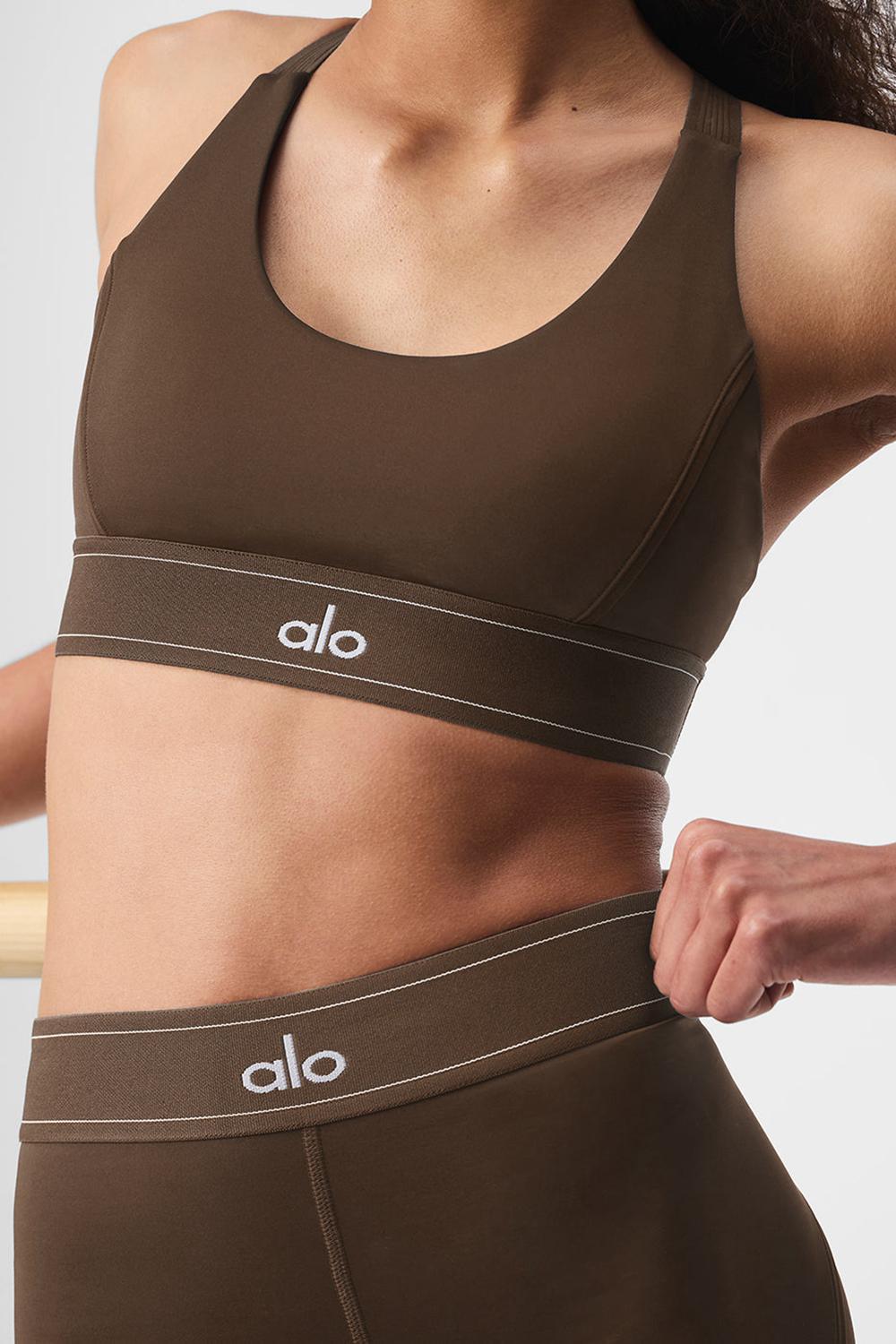 Sujetador Deportivo Alo Yoga Airlift Suit Up Mujer Espresso | Mexico  SUB-182365