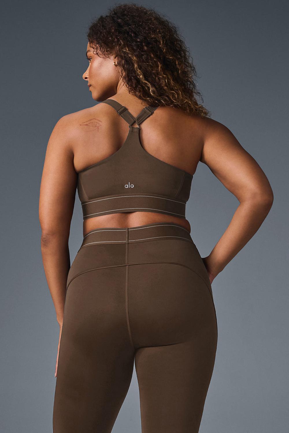 Sujetador Deportivo Alo Yoga Airlift Suit Up Mujer Espresso | Mexico  SUB-182365