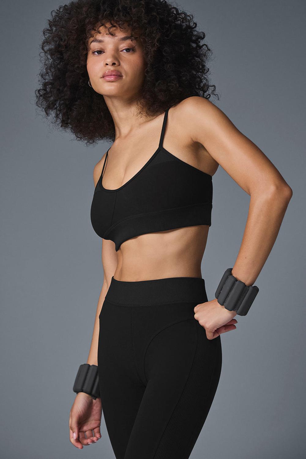 Sujetador Deportivo Alo Yoga Alosoft Head Start Mujer Negros | Mexico  RAT-329618