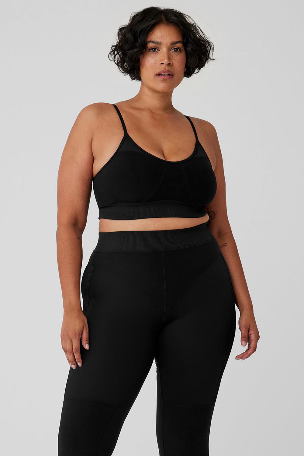 Sujetador Deportivo Alo Yoga Alosoft Head Start Mujer Negros | Mexico  RAT-329618