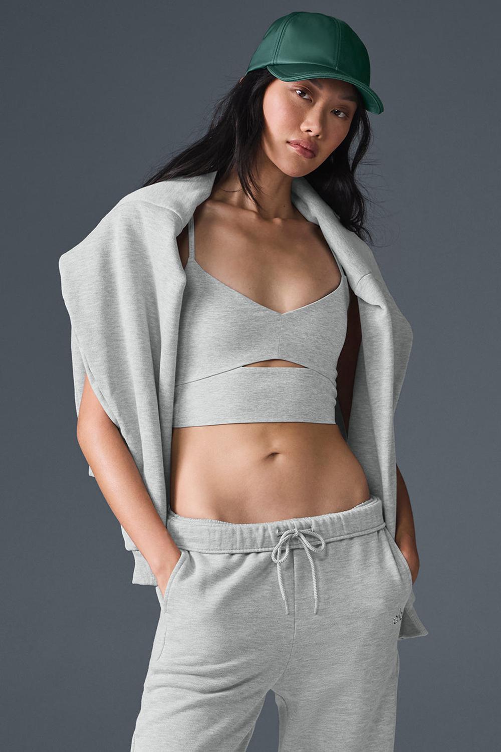 Sujetador Deportivo Alo Yoga Alosoft Highlight Mujer Grises | Mexico  JGU-071543